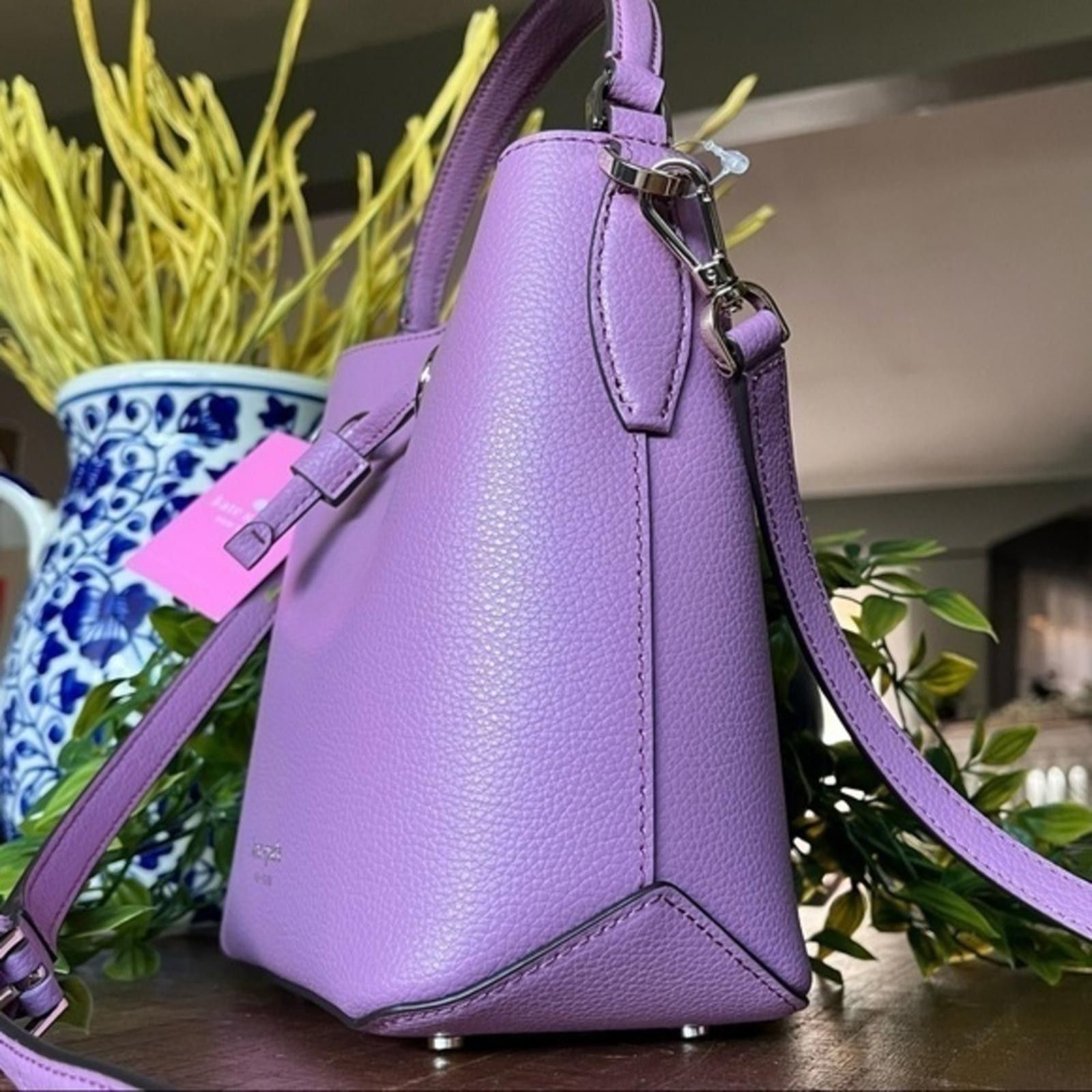 Kate Spade Kate Spade Purple Bucket Bag Crossbody NWT Size ONE SIZE - 2 Thumbnail