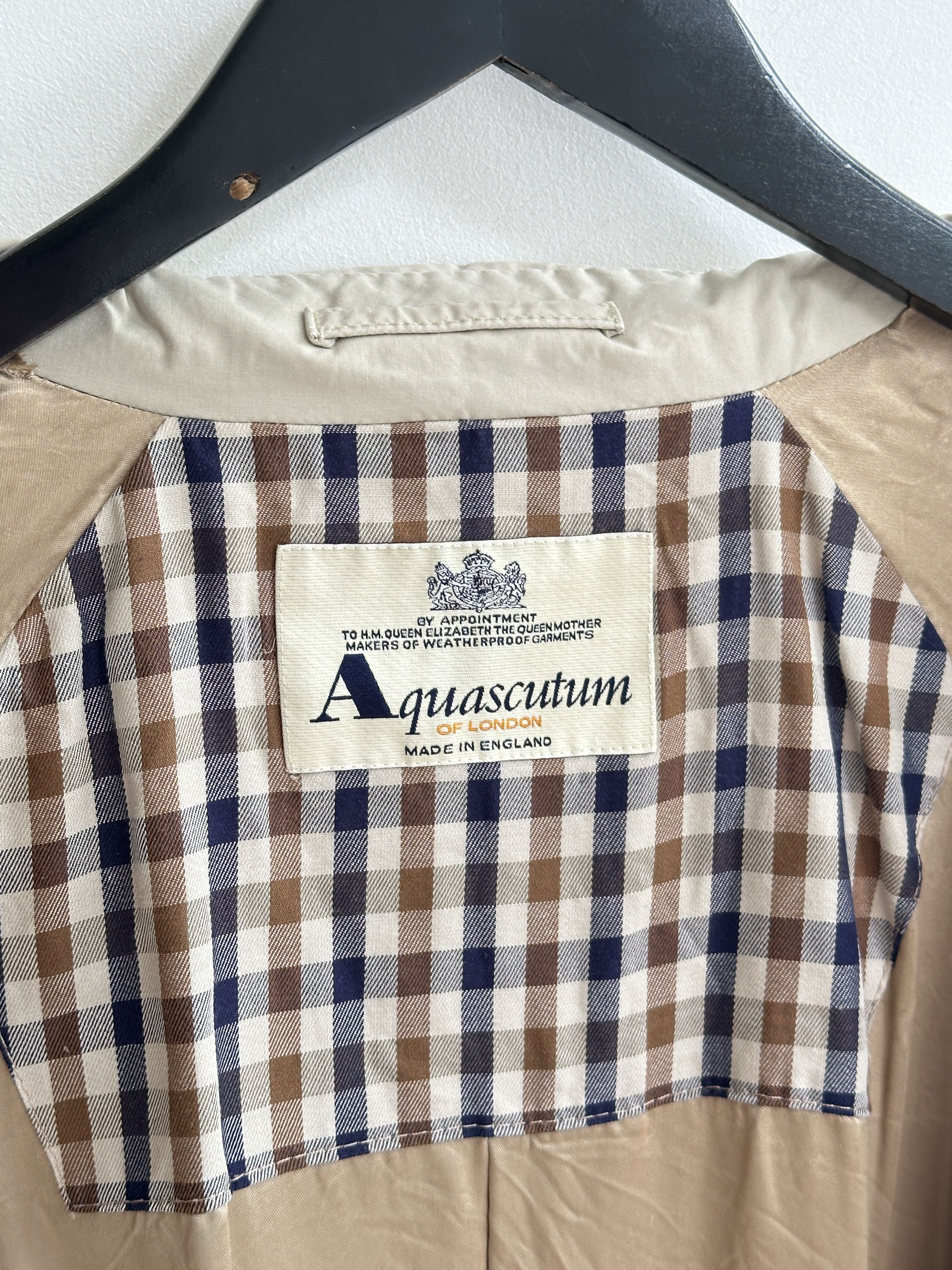 Aquascutum Vintage Aquascutum Trench Coat Jacket Size US L / EU 52-54 / 3 - 9 Thumbnail