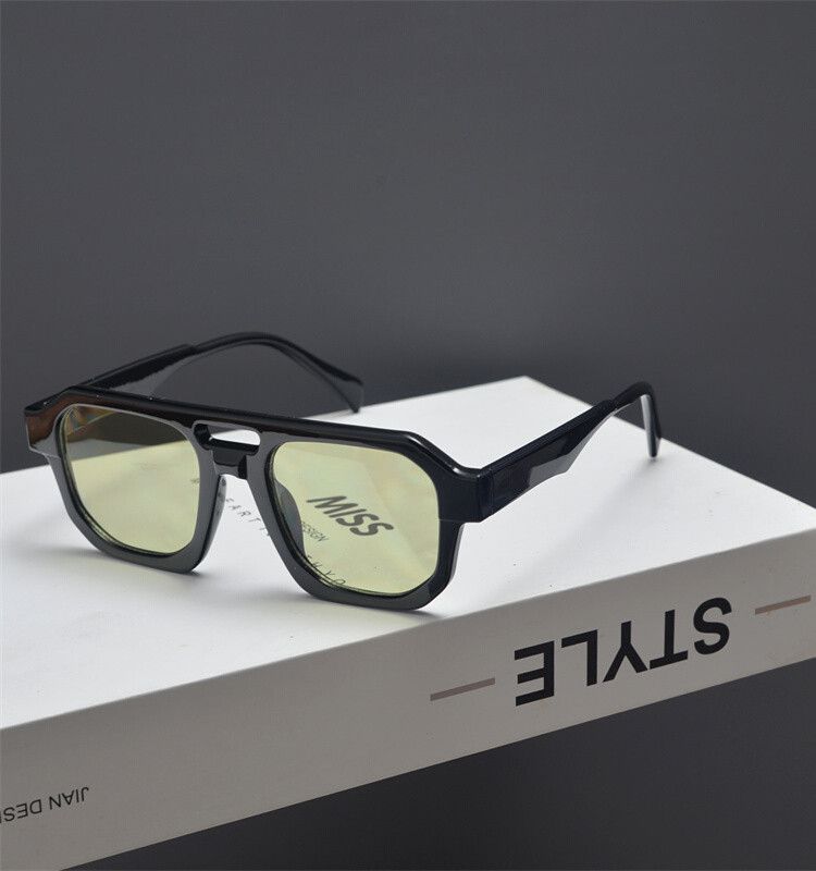 Electric Visual Hip-hop Street ins style custom avant-garde sunglasses Size ONE SIZE - 1 Thumbnail