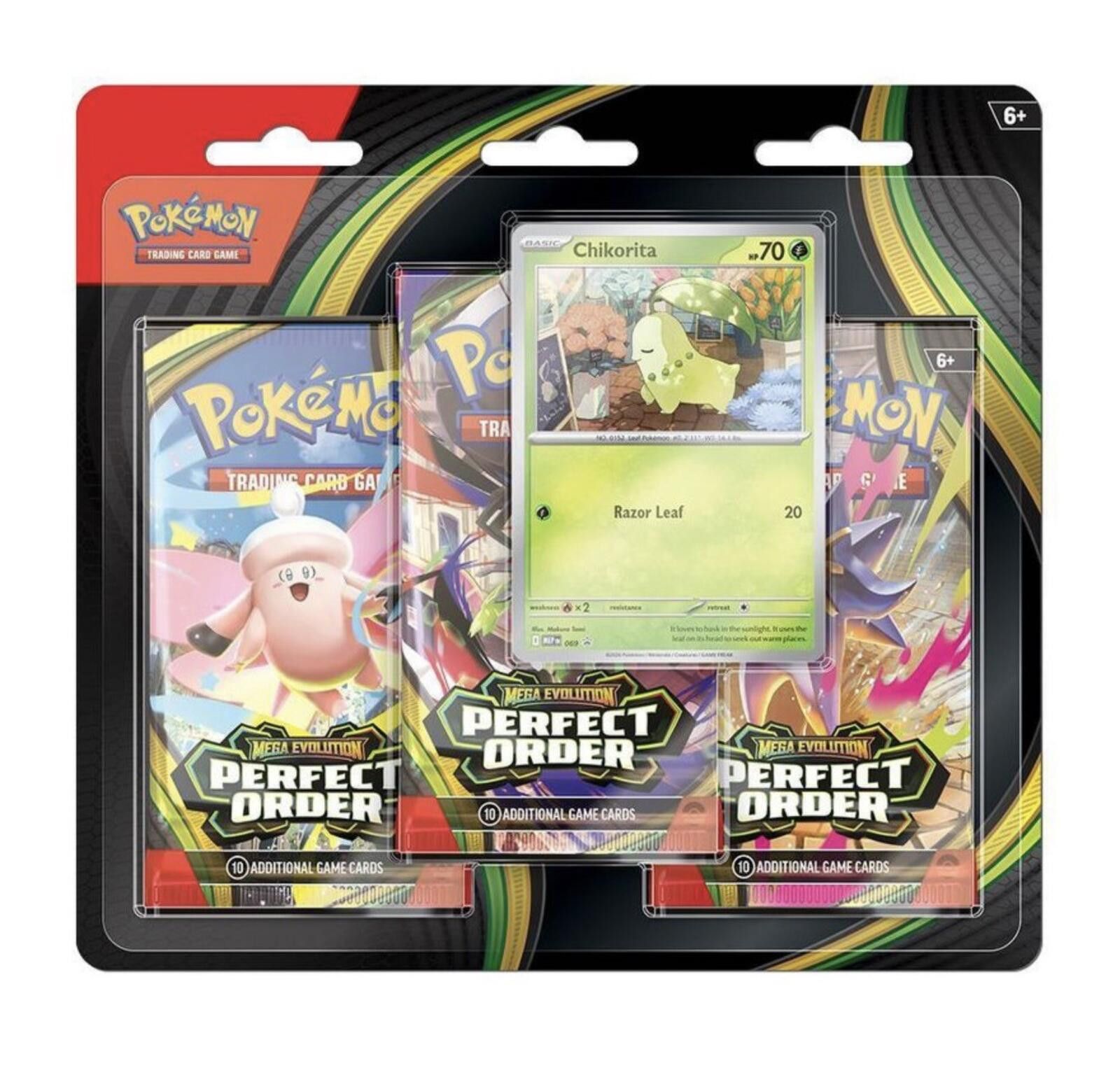 Other Pokemon Mega Evolution Perfect Order 3-Pack Blister LOT OF 2 Size ONE SIZE - 3 Thumbnail