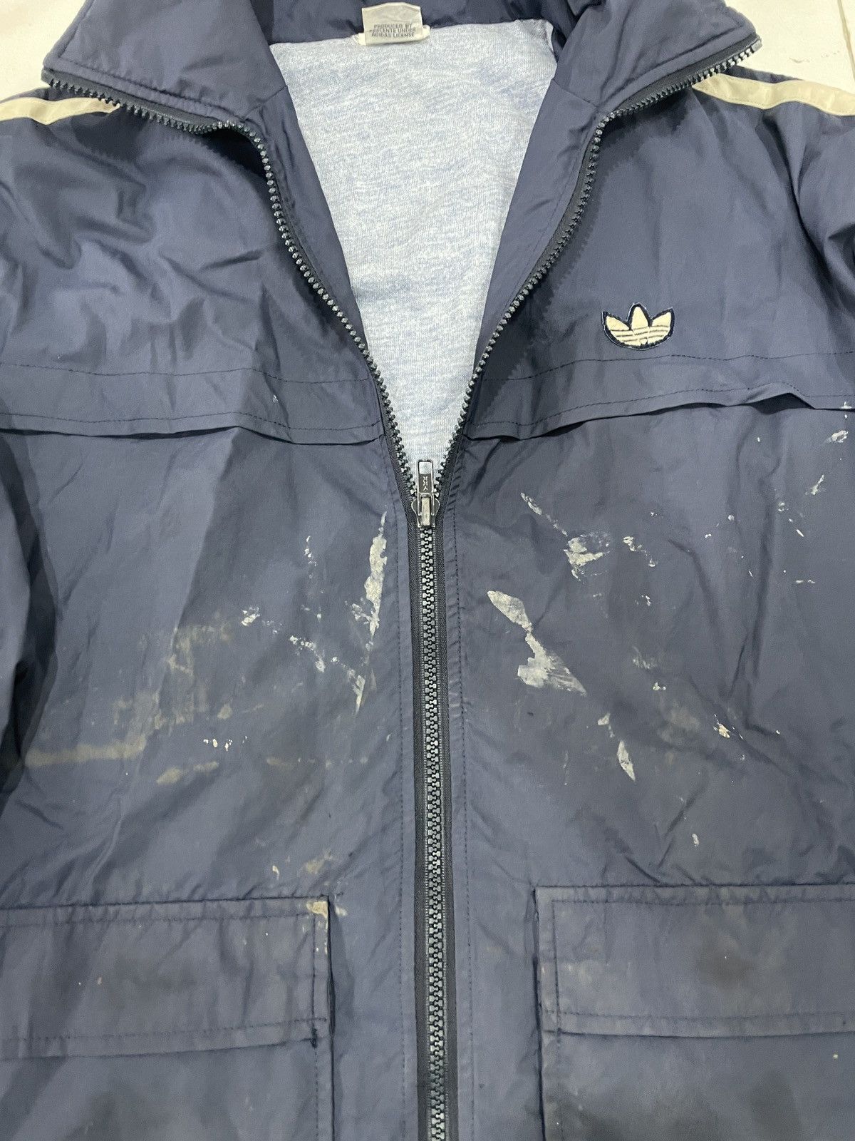 Vintage Vintage Adidas 3 Streifen Jacket W/Germany Template Hooded Size US M / EU 48-50 / 2 - 10 Thumbnail