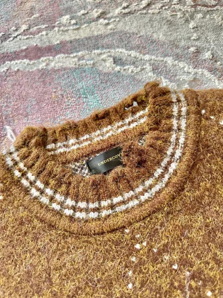 Undercover Sz 4 Undercover Distressed Patches Knitwear Size US XL / EU 56 / 4 - 6 Thumbnail