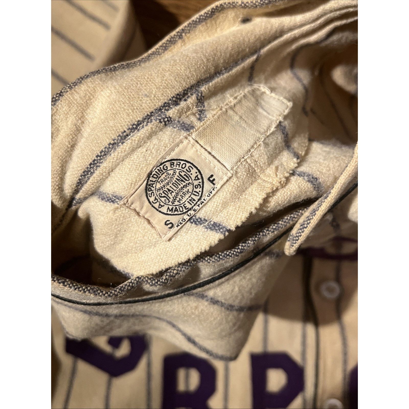 Spalding Vintage 20s Spalding baseball uniform jersey Elks Lodge Size US L / EU 52-54 / 3 - 5 Thumbnail