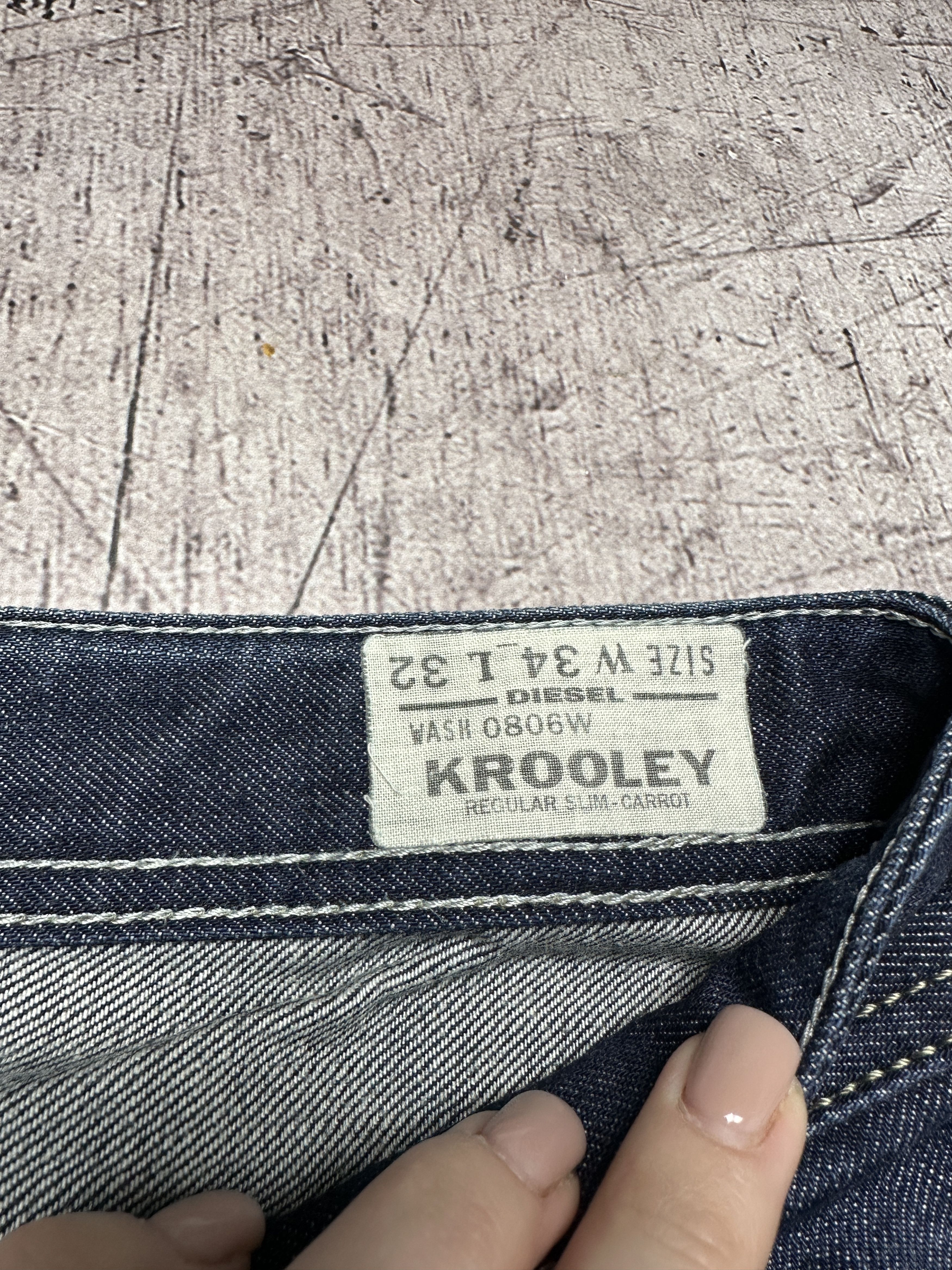 Diesel Diesel Krooley Mens Denim Pants Jeans Size US 34 / EU 50 - 5 Thumbnail