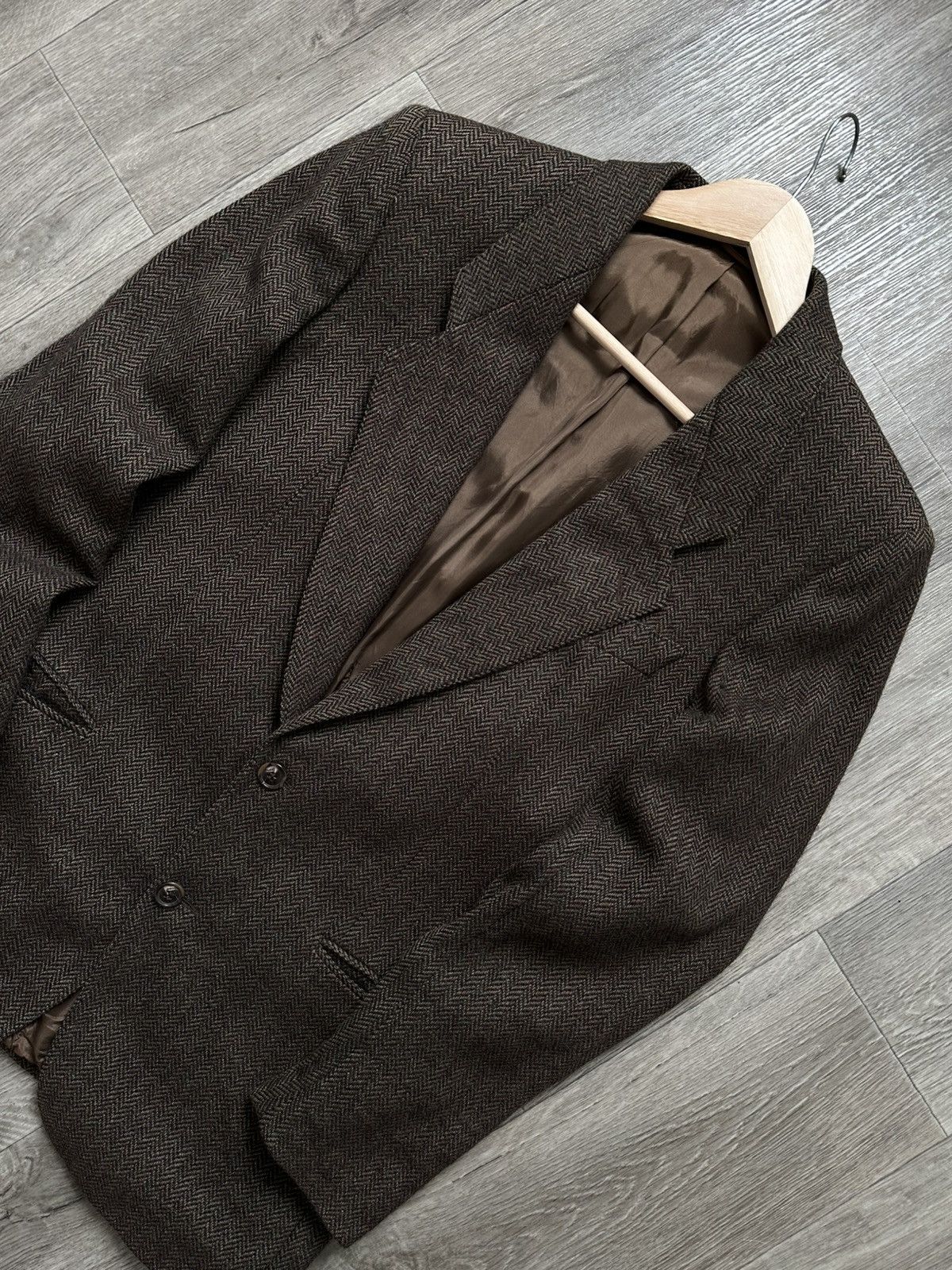 Hugo Boss 🫧Hugo Boss Vintage Wool Blazer Jacket Men L Size US L / EU 52-54 / 3 - 1 Thumbnail