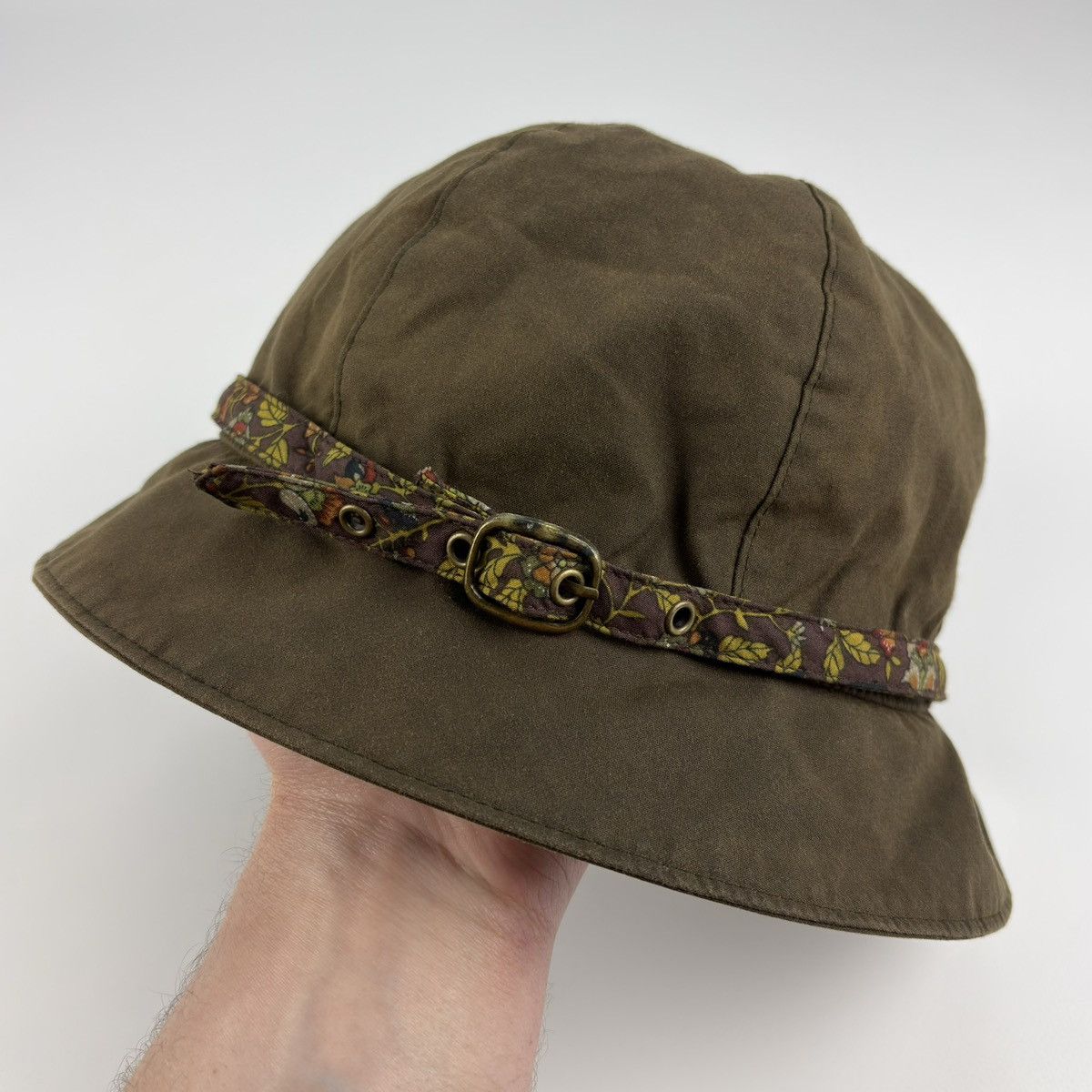 Barbour Vintage Barbour Wax Bucket Hat women Size ONE SIZE - 5 Thumbnail