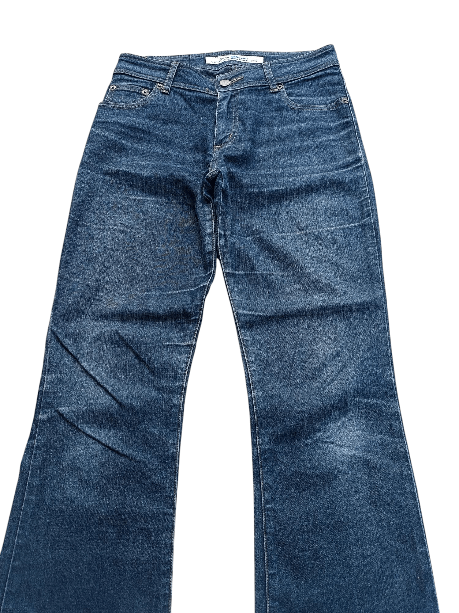 American Apparel × American Edition RETRO FLARED OO-LA-LA-SASSON WIDE LEG DENIM E237 Size US 28 / EU 44 - 4 Thumbnail