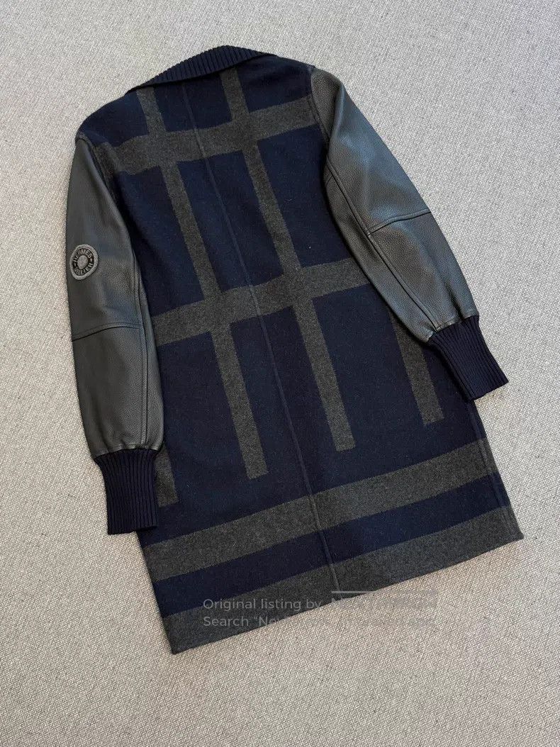 Hermes Hermes Logo patchwork leather sleeve overcoat Size XS / US 0-2 / IT 36-38 - 5 Thumbnail