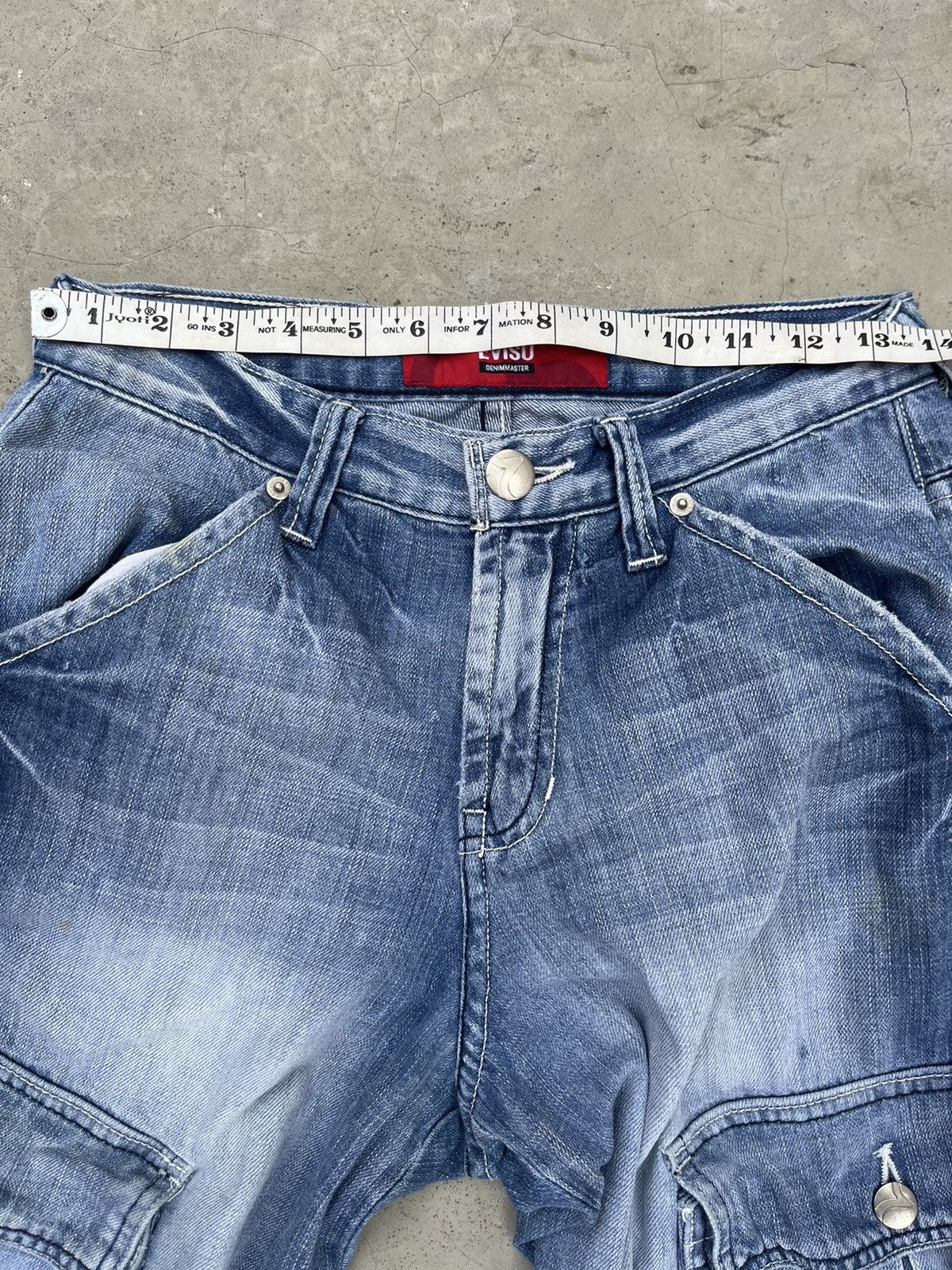 Evisu × JNCO × Japanese Brand EVISU ENGINEER SLEVEDGE JORTS Size US 26 / EU 42 - 15 Thumbnail