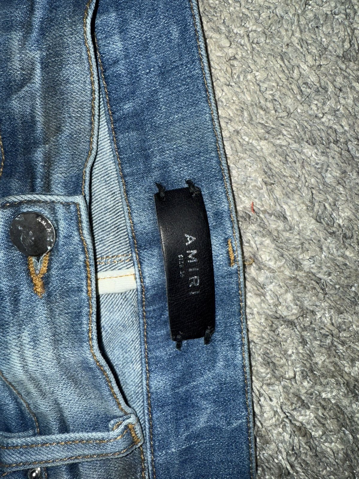 Amiri Cashmere Patch Amiri Jeans Lightly Worn Size US 36 / EU 52 - 3 Thumbnail
