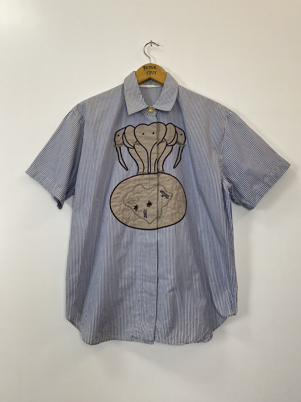 Japanese Brand × Vintage Vintage Ziza Hickory Shirt Size US M / EU 48-50 / 2 - 1 Thumbnail