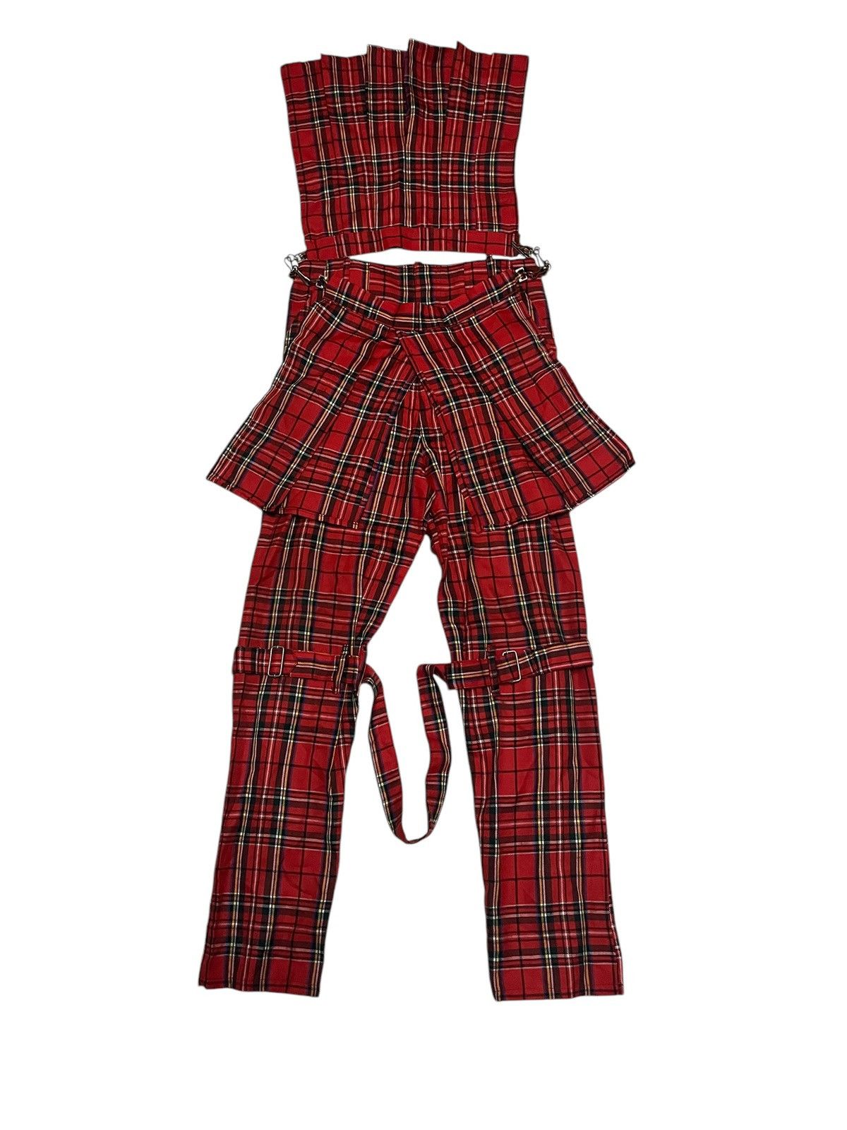 Japanese Brand 🔥Tartan Bondage Punk Checkered Seditionaries Pants Size US 30 / EU 46 - 9 Thumbnail