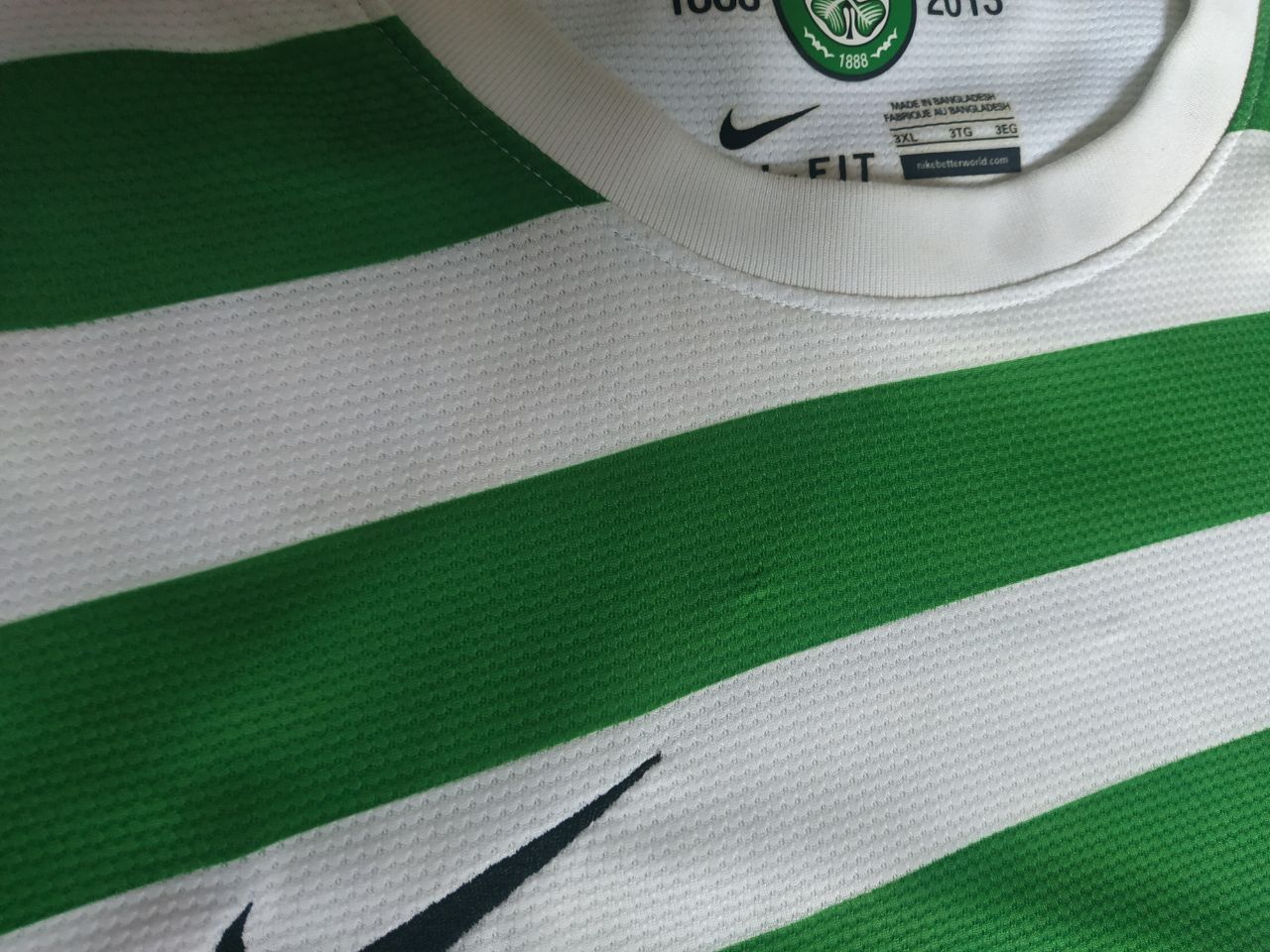 Nike Nike 2012 Celtic FC 125th Anniversary Home Jersey RARE 3XL Size US XXL / EU 58 / 5 - 6 Thumbnail