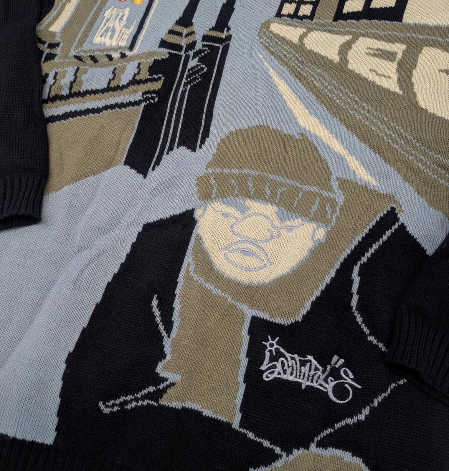 Southpole Rare Vintage Y2K Southpole Subway NYC Knit Sweater Size US L / EU 52-54 / 3 - 2 Thumbnail
