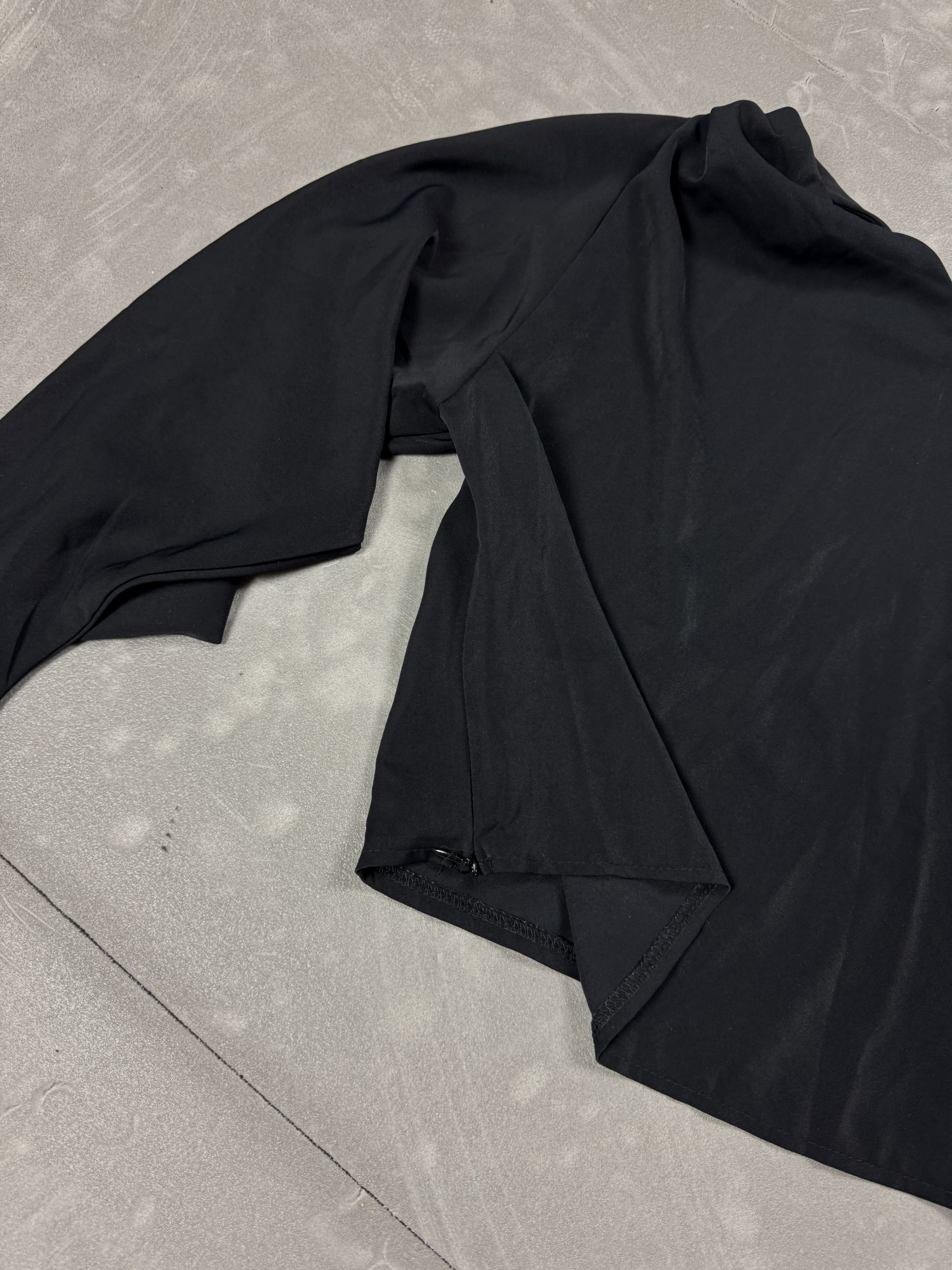 Vintage Womens black coquette top y2k avant garde vitnage Size S / US 4 / IT 40 - 5 Thumbnail