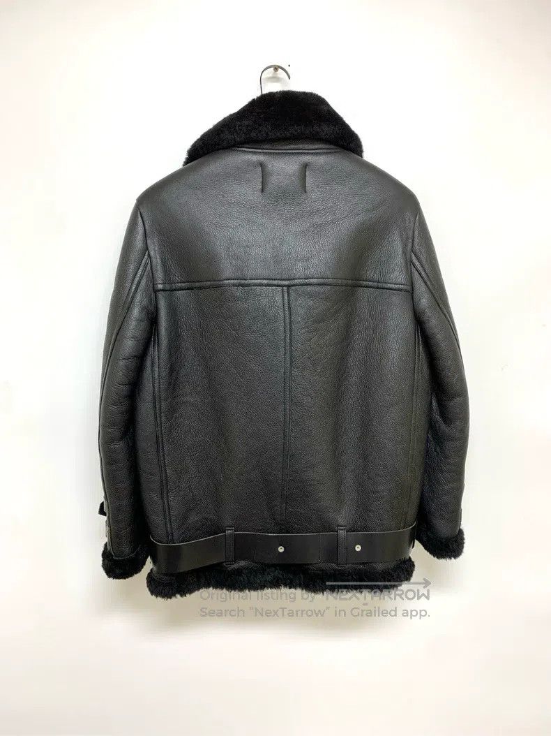 Acne Studios Acne Studios Leather and Fur Biker Jacket Size XXS / US 00 / IT 34 - 2 Thumbnail