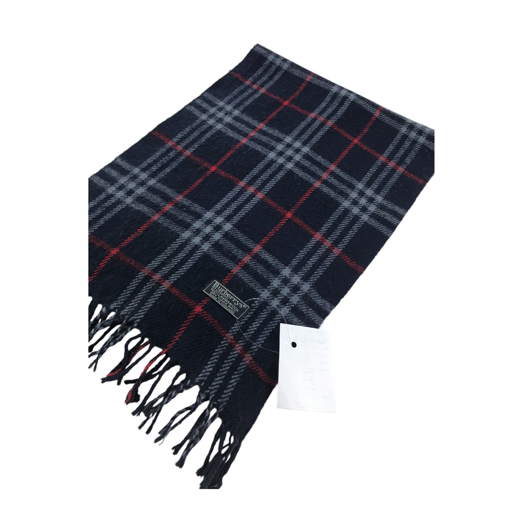 Burberry × Vintage Burberry Scarf / Muffler / Neckwear - WW2784 Size ONE SIZE - 2 Thumbnail