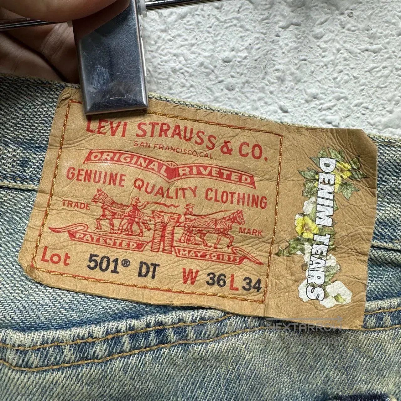 Levi's denim tears x levi's vintage denim pants. Size US 36 / EU 52 - 3 Thumbnail