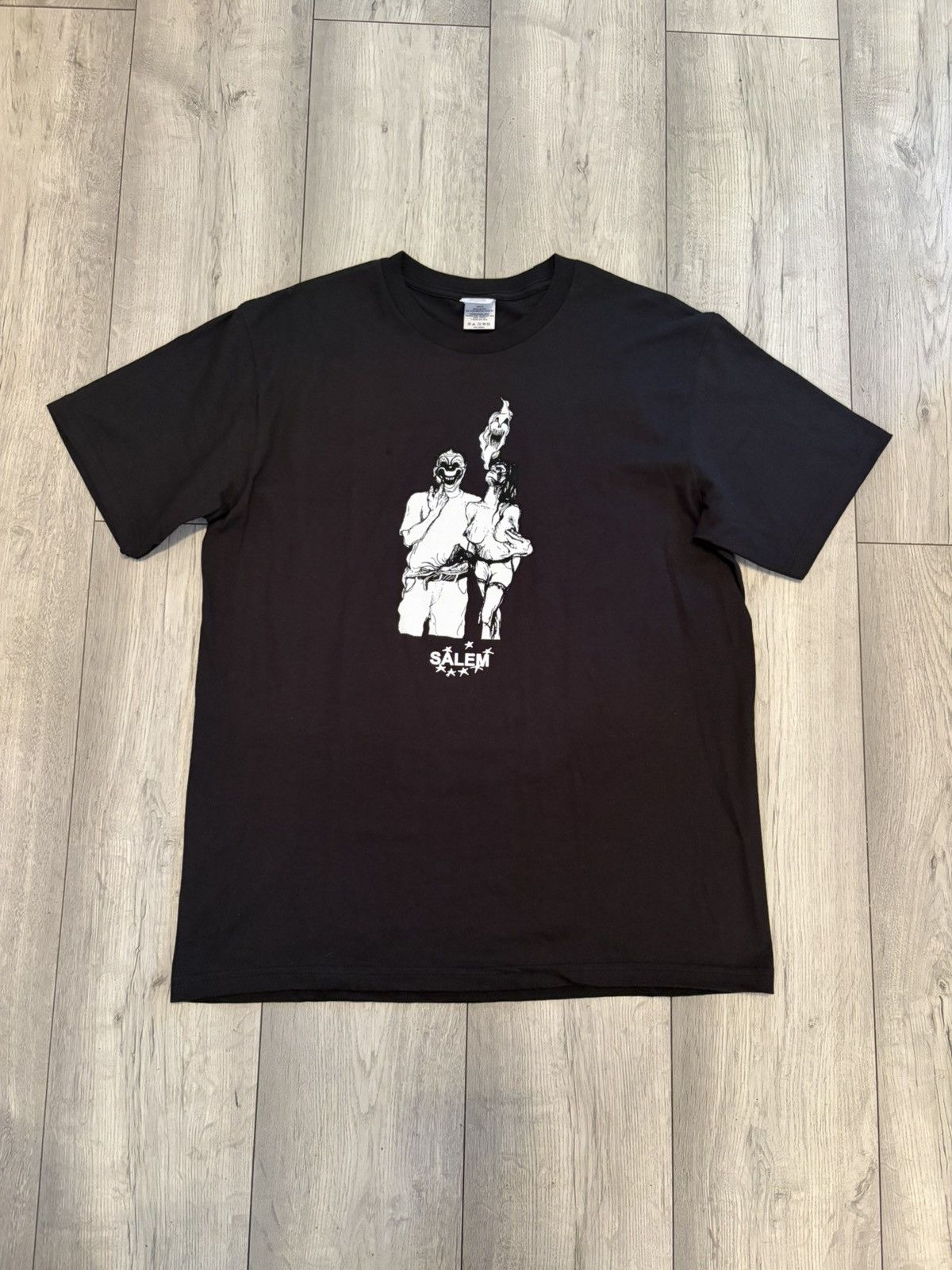 S4LEM × Supreme Supreme SALEM Tee Black Unopened | Grailed