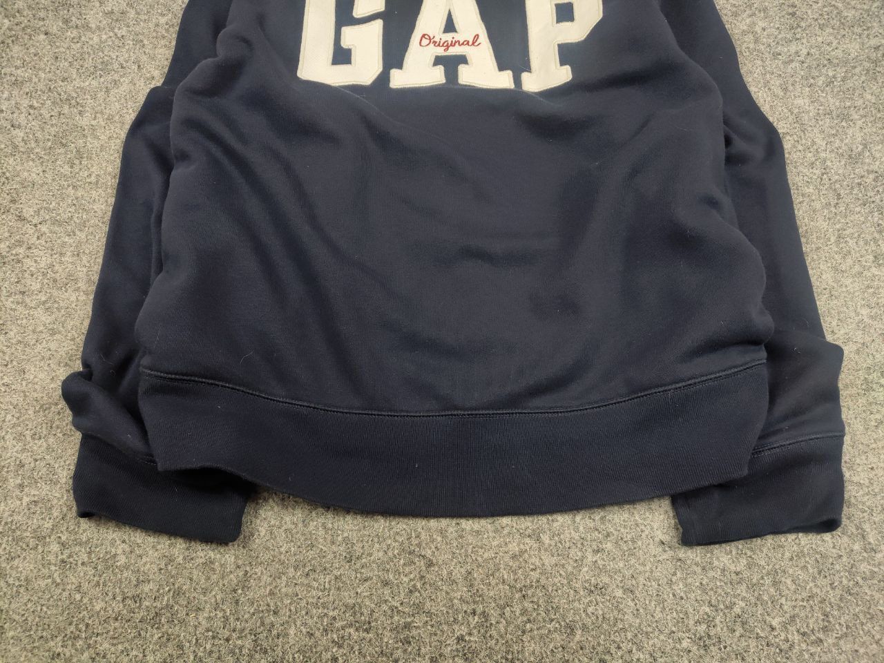 Gap Gap Blue embroidered logo Crew Chek Sweatshirt Vintage Style Size US L / EU 52-54 / 3 - 9 Thumbnail