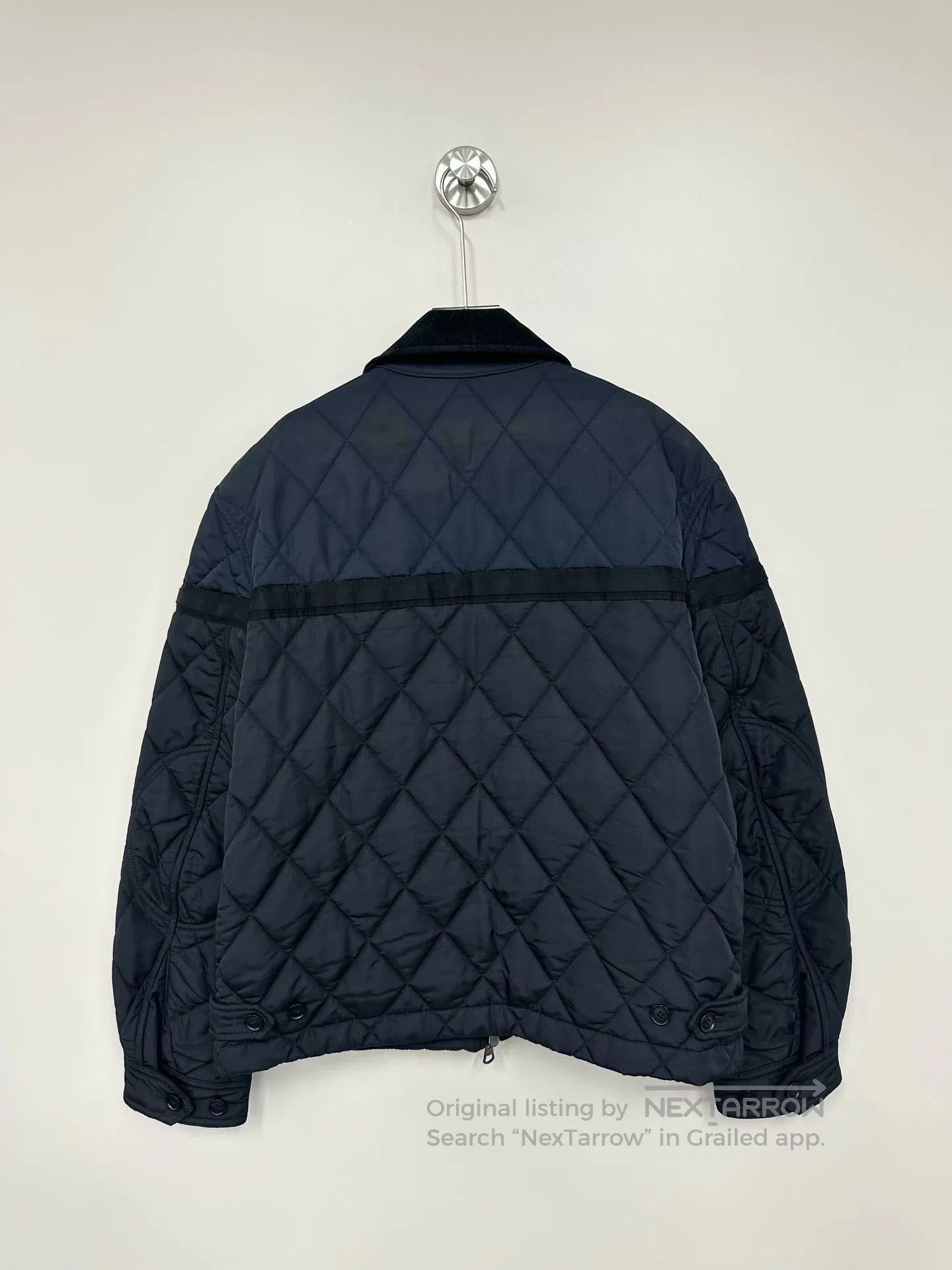 Burberry Burberry Dark Carbon Blue Pocket Embroidered Logo Jacket| Size M / US 6-8 / IT 42-44 - 2 Thumbnail