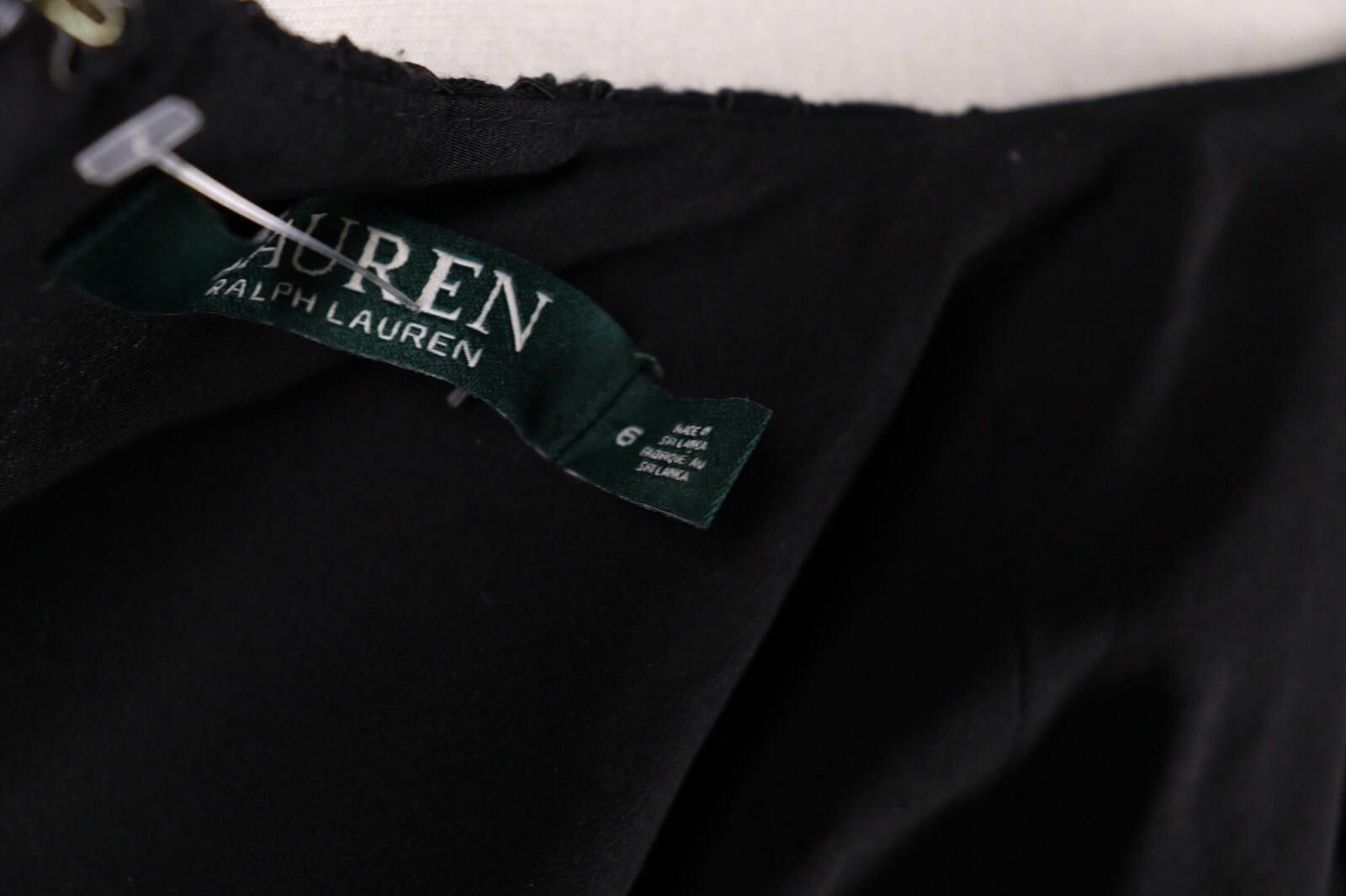 Lauren Ralph Lauren Lauren Ralph Lauren Black Floral Embroidered Shirt Blouse 6 Size M / US 6-8 / IT 42-44 - 10 Thumbnail