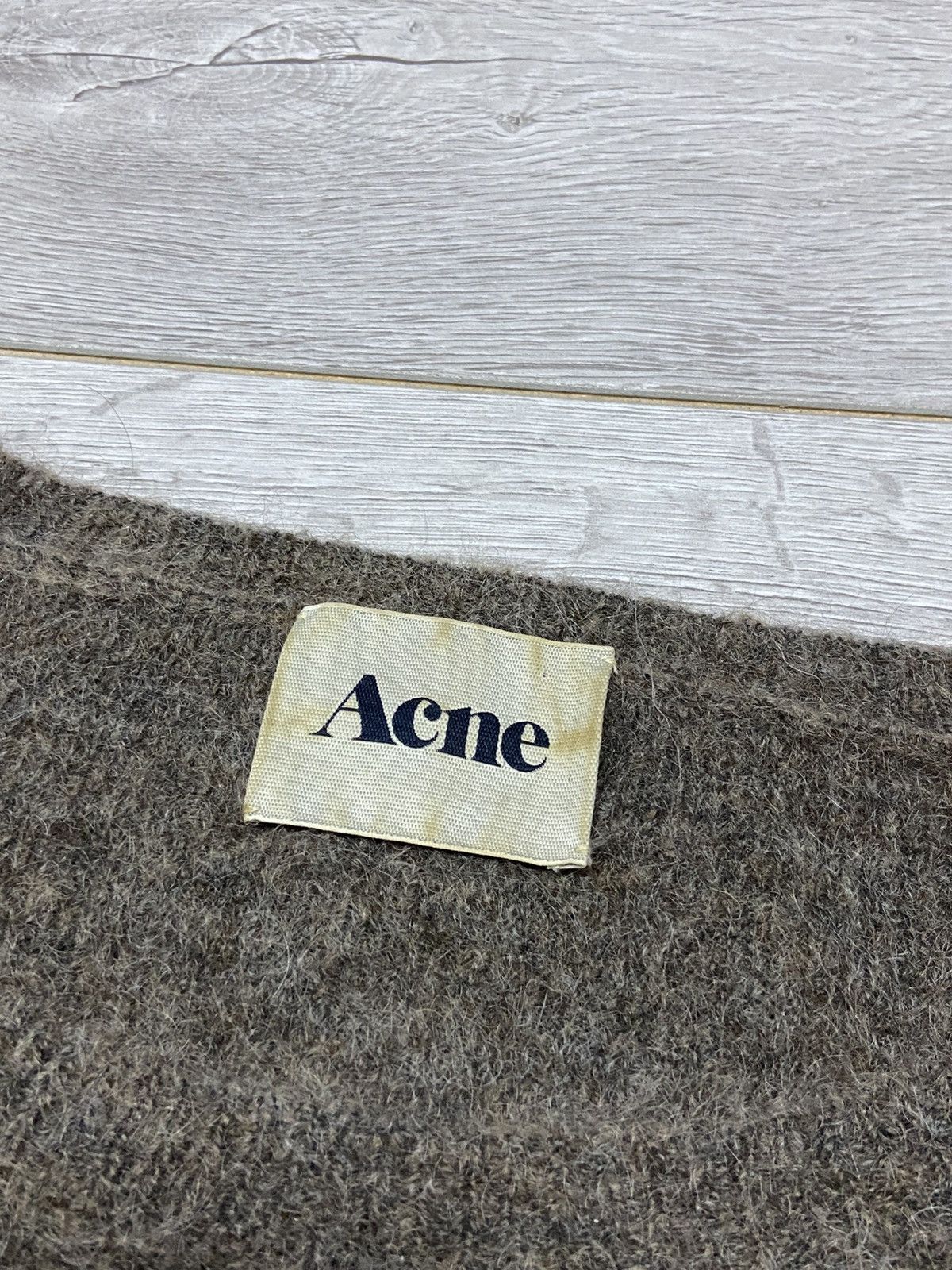Acne Studios × Vintage Acne Studios wham mohair luxury wool sweater dress Size S / US 4 / IT 40 - 3 Thumbnail