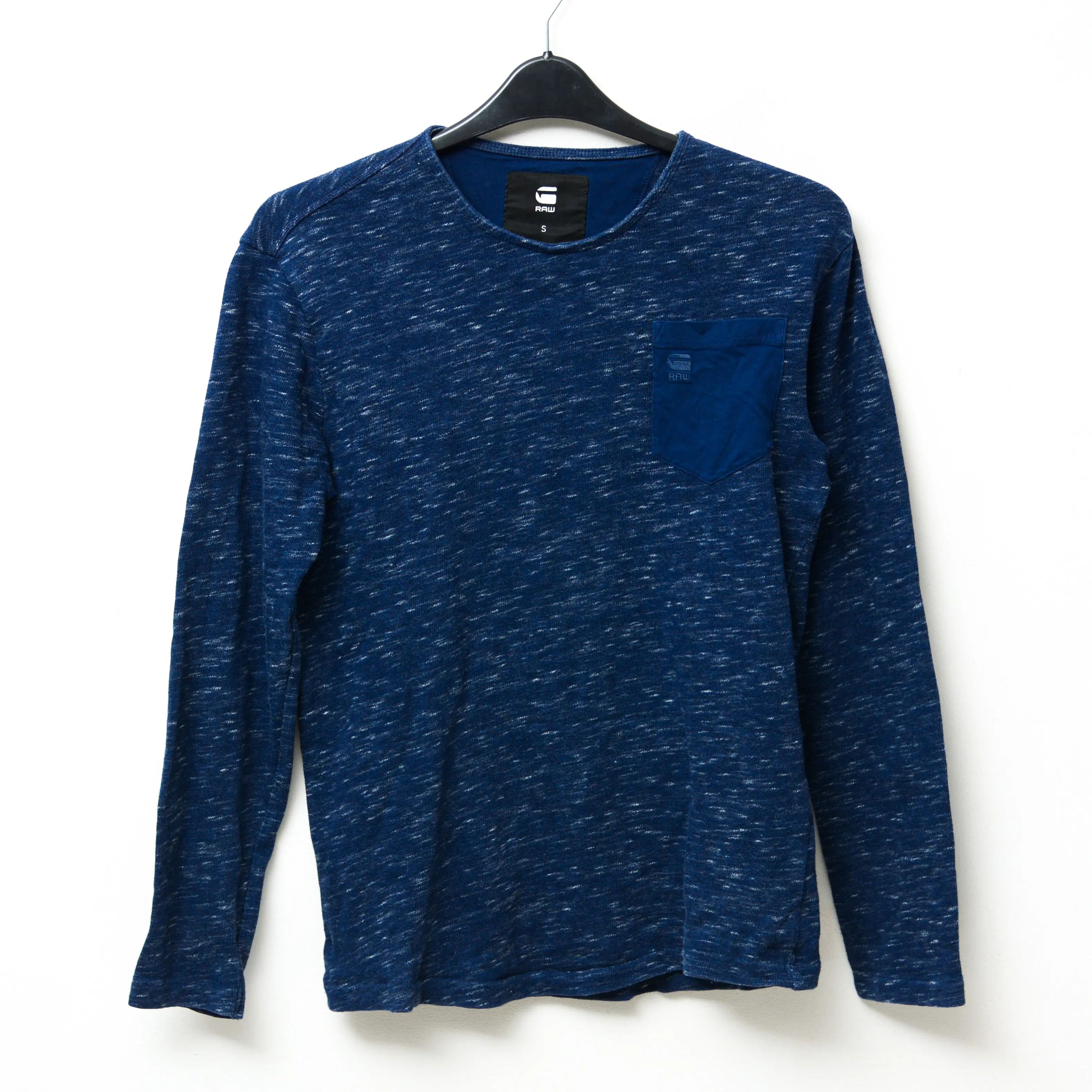 G-Star men S Xauri Pocket R Sweatshirt Jumper Sweater Pullover Navy Size US S / EU 44-46 / 1 - 1 Thumbnail