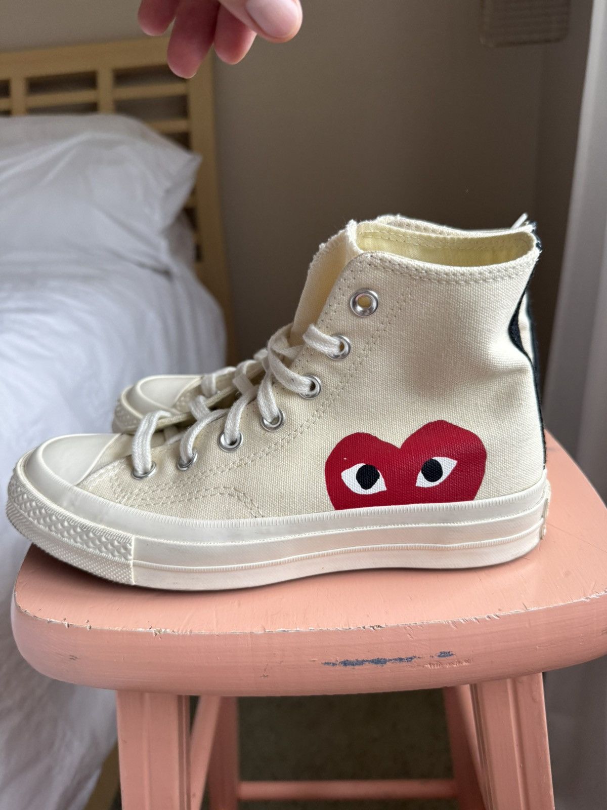 Comme des Garcons PLAY × Converse CDG chucks Size US 6 / IT 36 - 4 Thumbnail