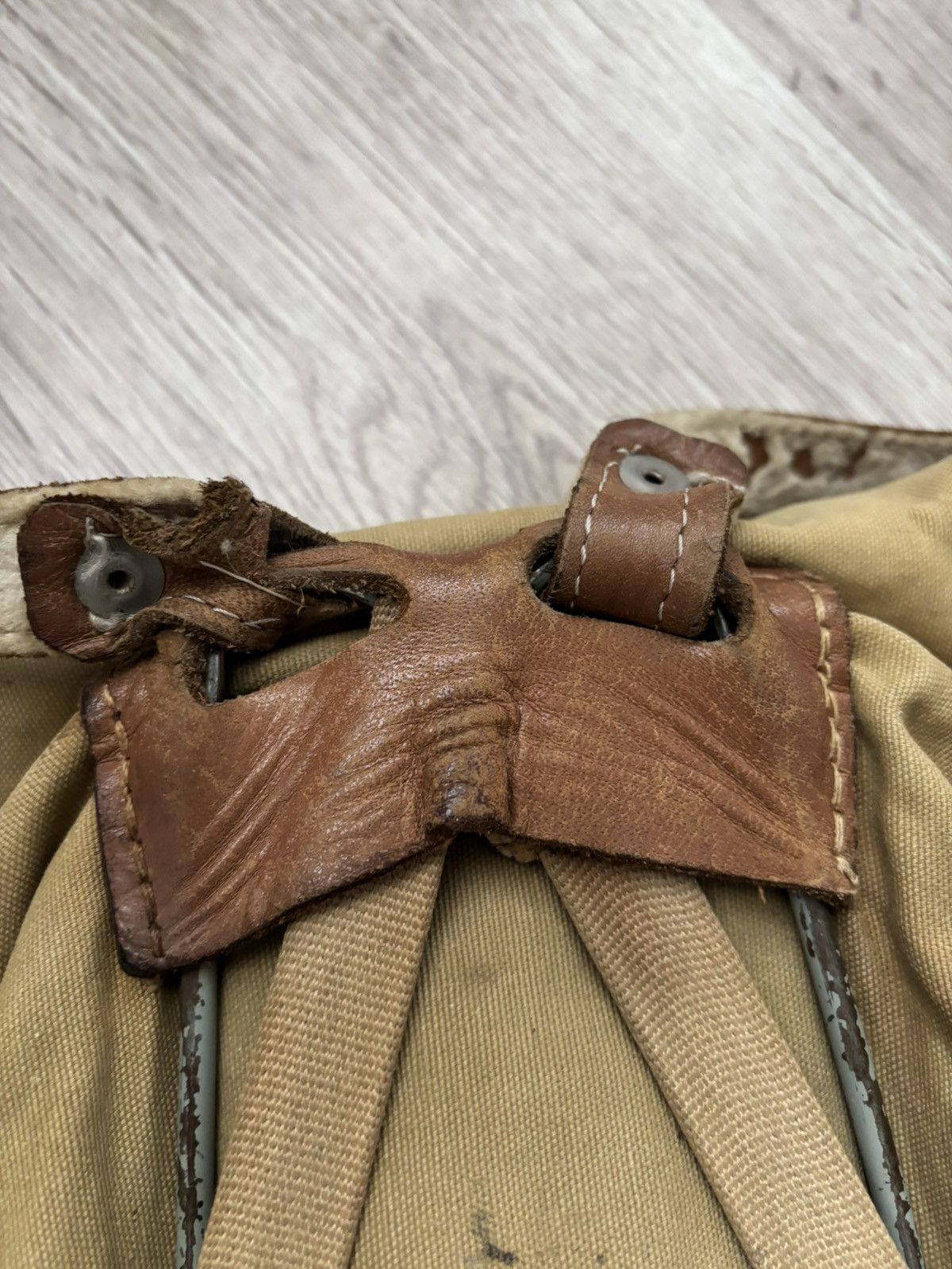 Other Vintage German Canvas & Leather Small Daypack 1950s–1970s Size ONE SIZE - 11 Thumbnail