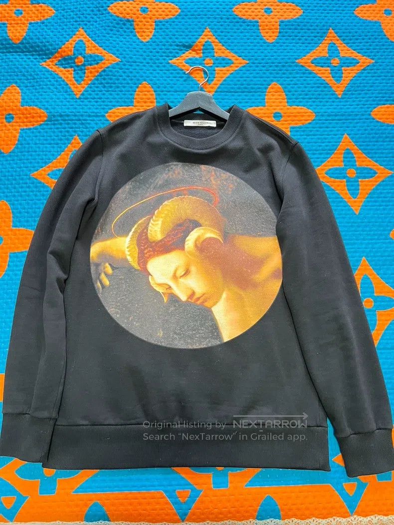 Givenchy Givenchy Black Round Neck Sweatshirt Size US S / EU 44-46 / 1 - 1 Thumbnail
