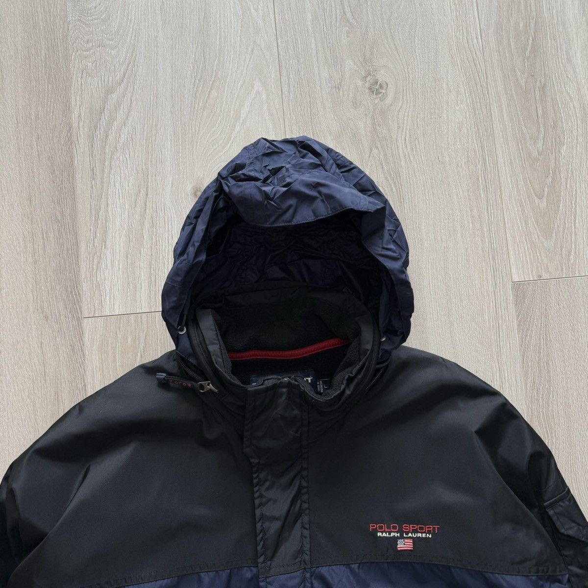 Polo Ralph Lauren × Ralph Lauren Sport × Vintage Vintage Polo Sport Ralph Lauren Nylon Jacket 90s Y2K Size US L / EU 52-54 / 3 - 4 Thumbnail