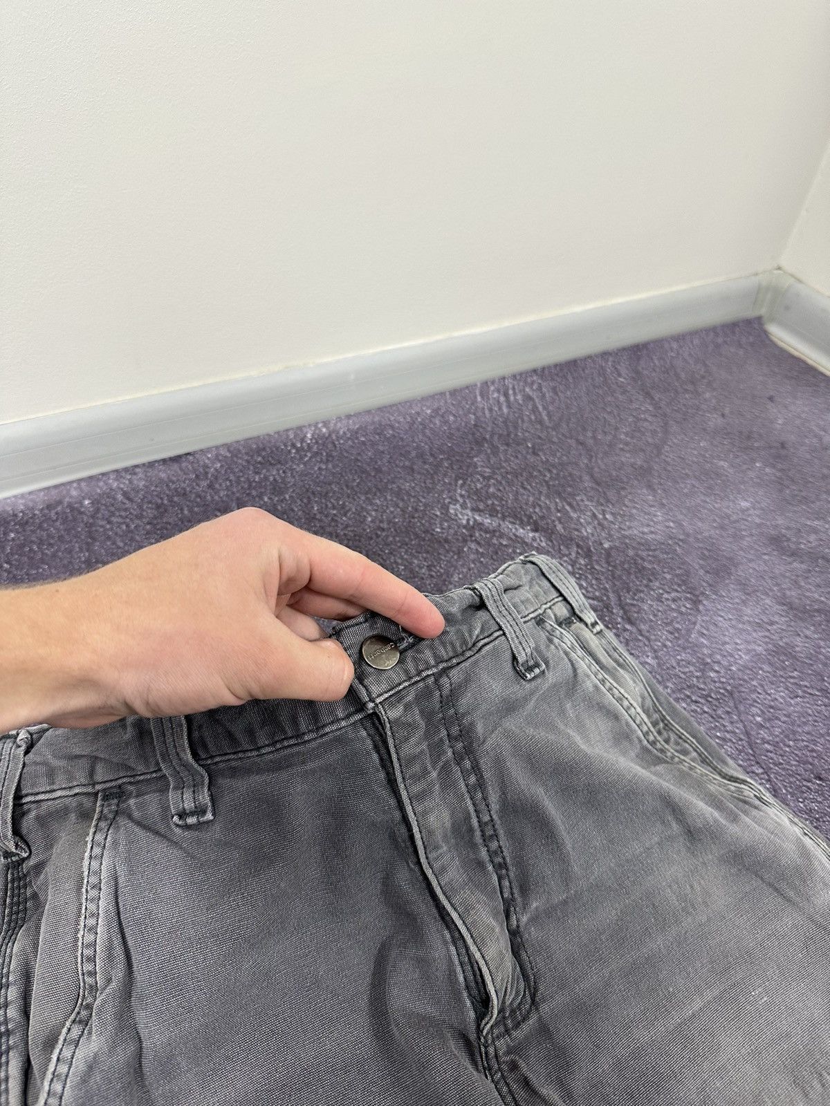 Carhartt Vintage Carhartt Distressed USA Faded Opium Hype Work Pants Size US 30 / EU 46 - 11 Thumbnail