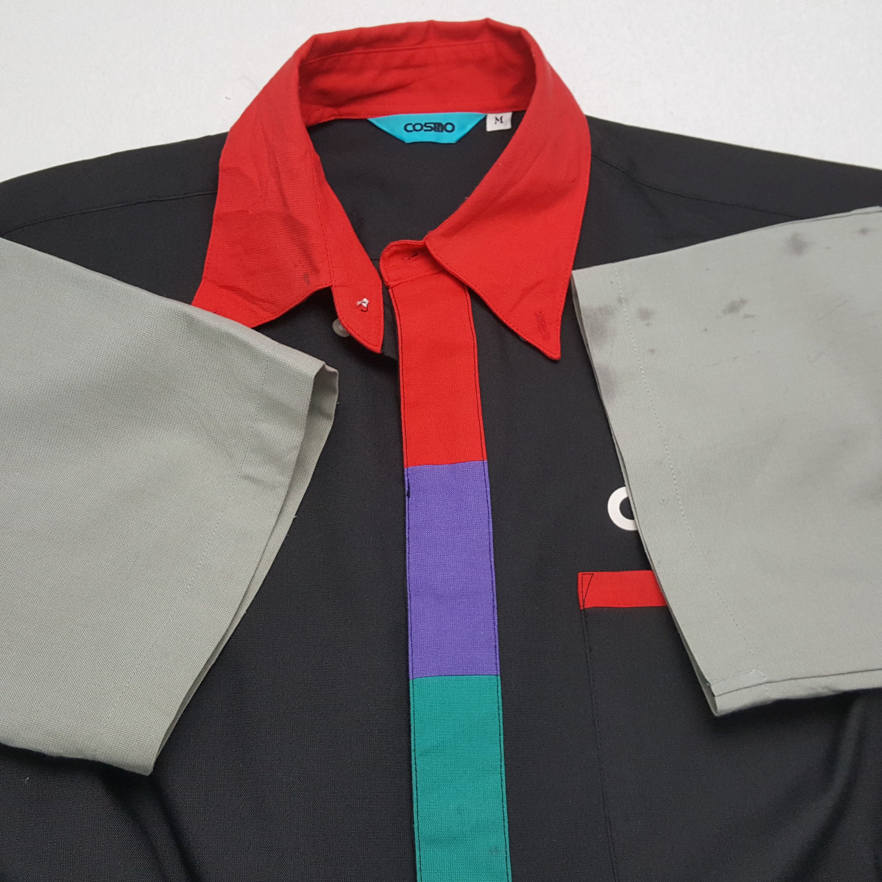 Japanese Brand × Vintage Vintage COSMO Japanese Racing Team Shirt Jacket Size US M / EU 48-50 / 2 - 7 Thumbnail