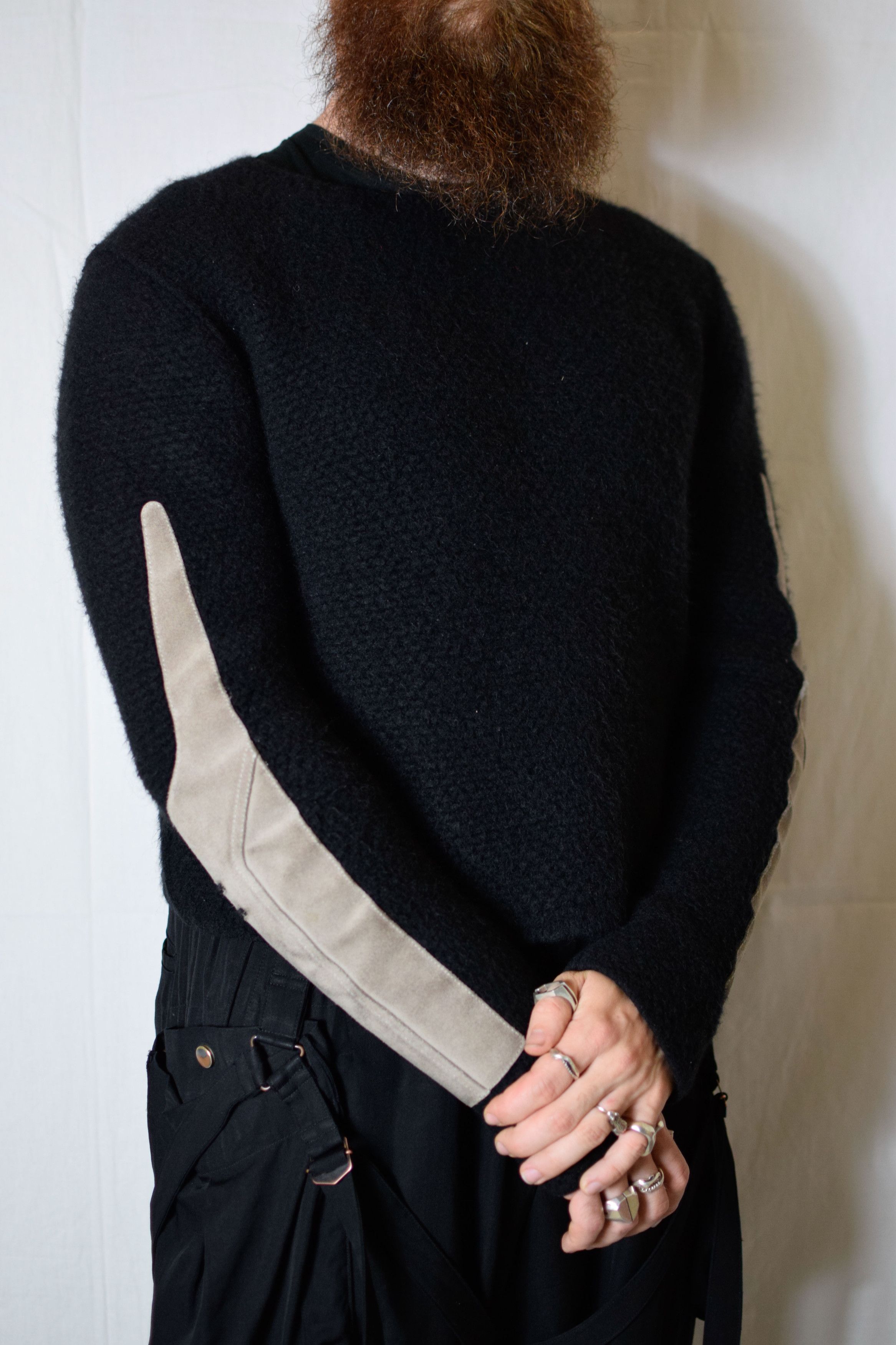 Rick Owens Rick Owens FW18 Sisyphus Cut & Sew Draped Long Sleeve 
