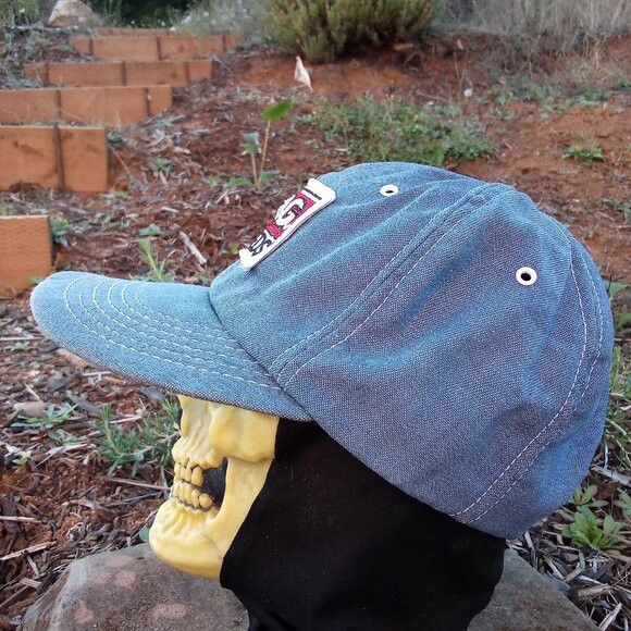 Swingster × Vintage Vintage Swingster PAG Seeds Denim Snap Back Hat Size ONE SIZE - 3 Thumbnail