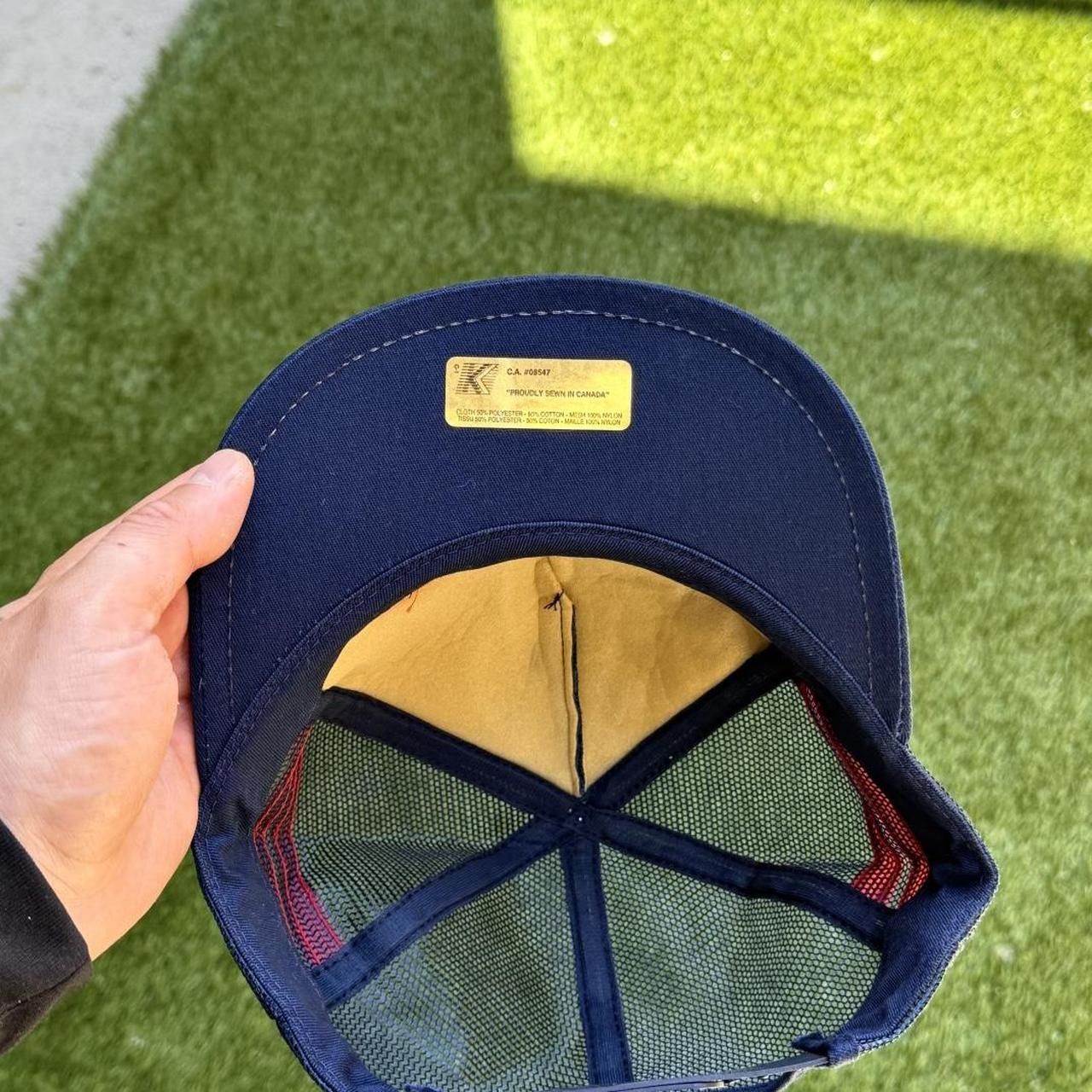 Other Vintage 90s Komatsu navy blue trucker hat Size ONE SIZE - 3 Thumbnail