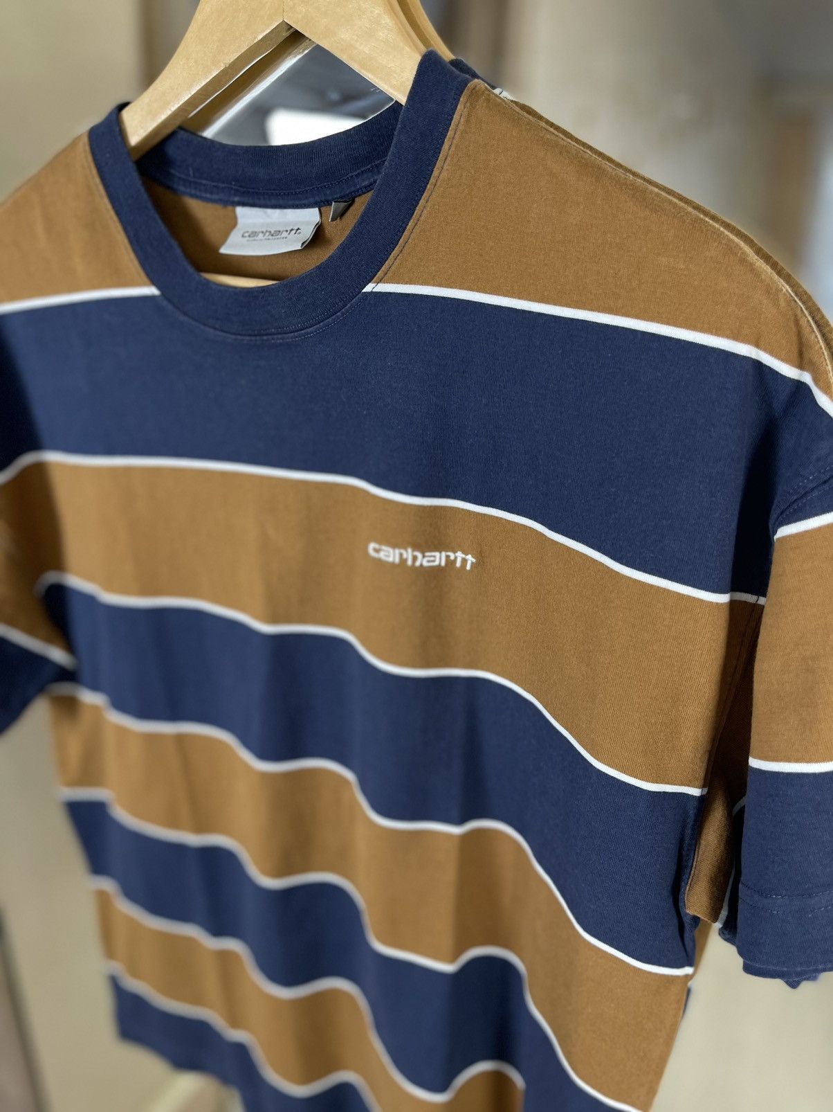 Carhartt Carhartt WIP Quinby Striped Tee Boxy Fit Organic Cotton Size US S / EU 44-46 / 1 - 2 Thumbnail