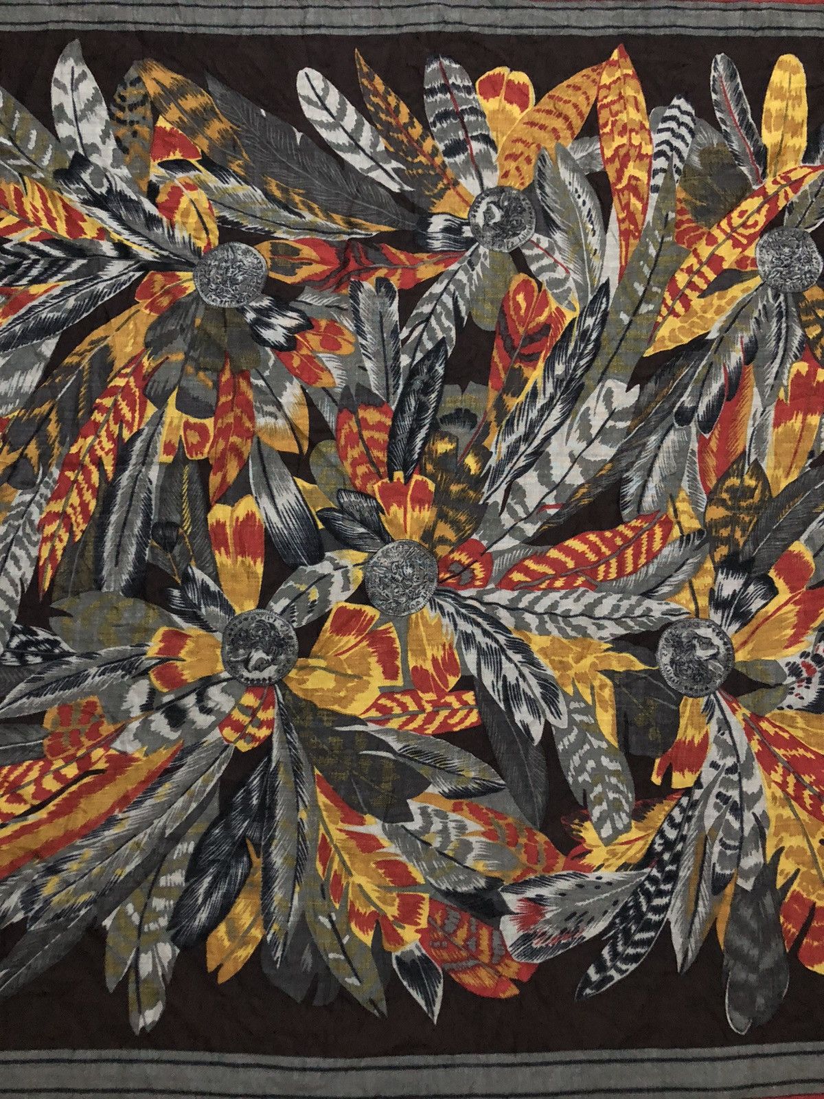 Balenciaga Vintage Balenciaga Scarves Abstrac Motive Design Size ONE SIZE - 2 Thumbnail