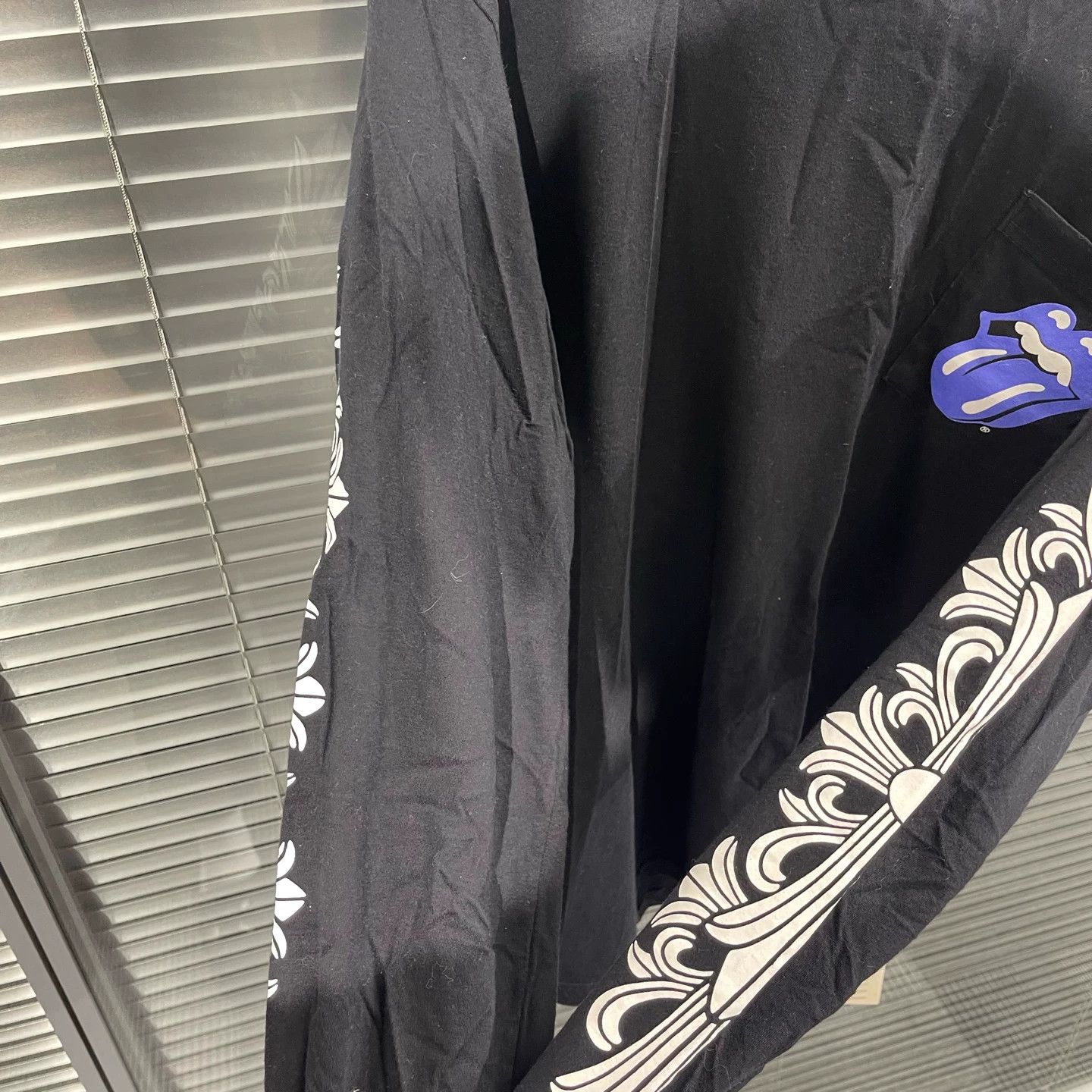 Chrome Hearts Chrome Hearts Rolling Stones Arm Print Black Long Sleeve Size US XXL / EU 58 / 5 - 5 Thumbnail