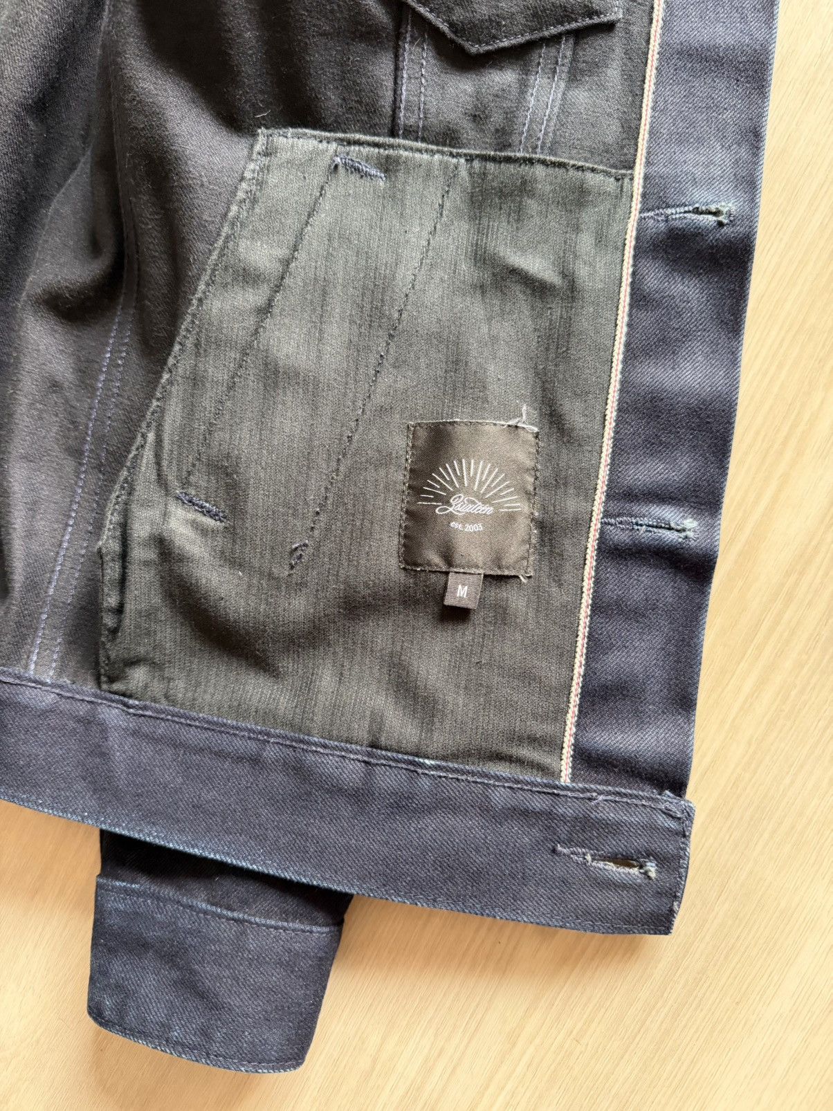 Gustin 6Sixteen Beast Duck Selvedge Denim Trucker Sz M *flaws Size US S / EU 44-46 / 1 - 7 Thumbnail