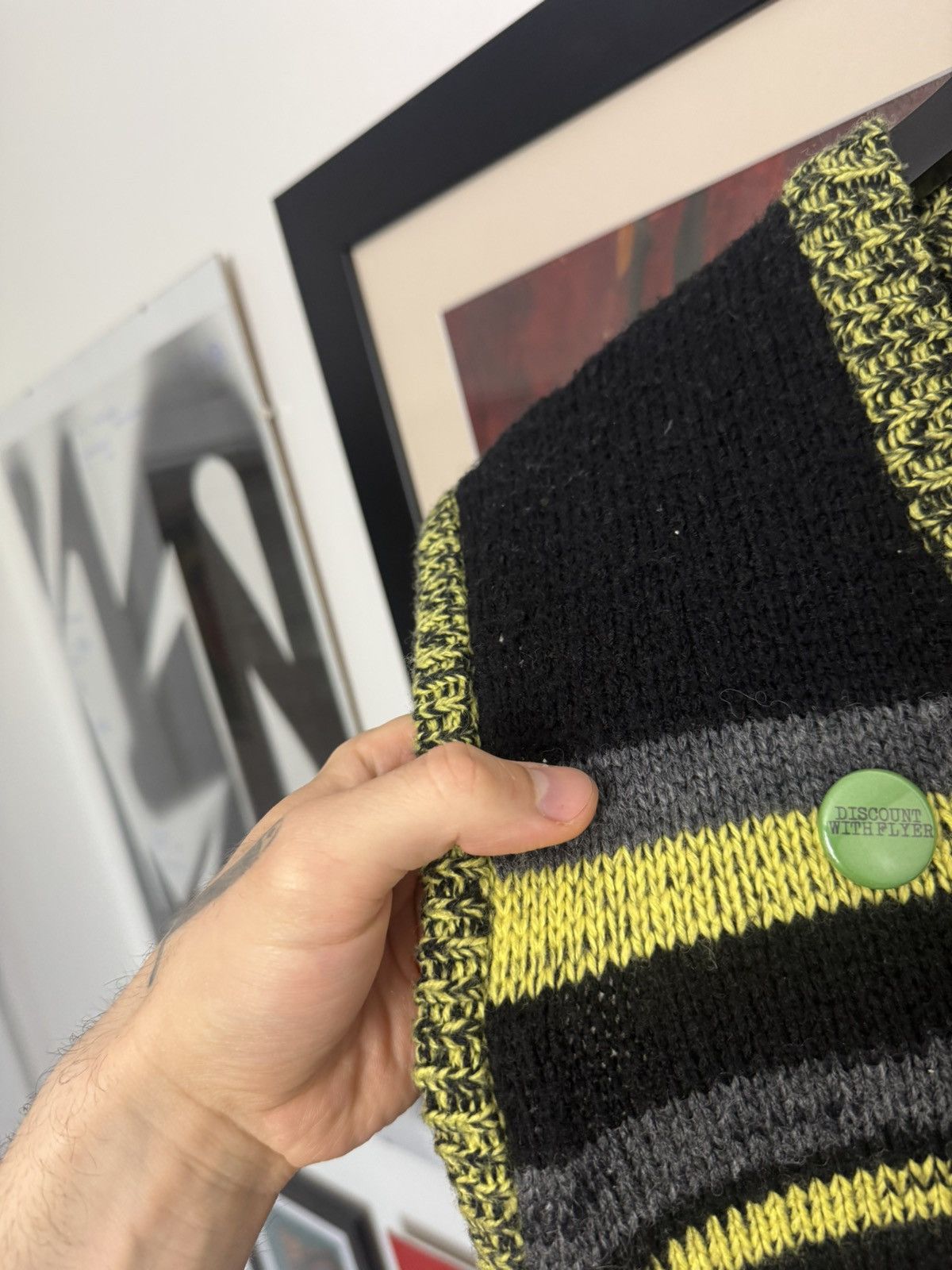 Raf Simons Raf Simons X Fred Perry knitted vest rare designer black Size US M / EU 48-50 / 2 - 5 Thumbnail