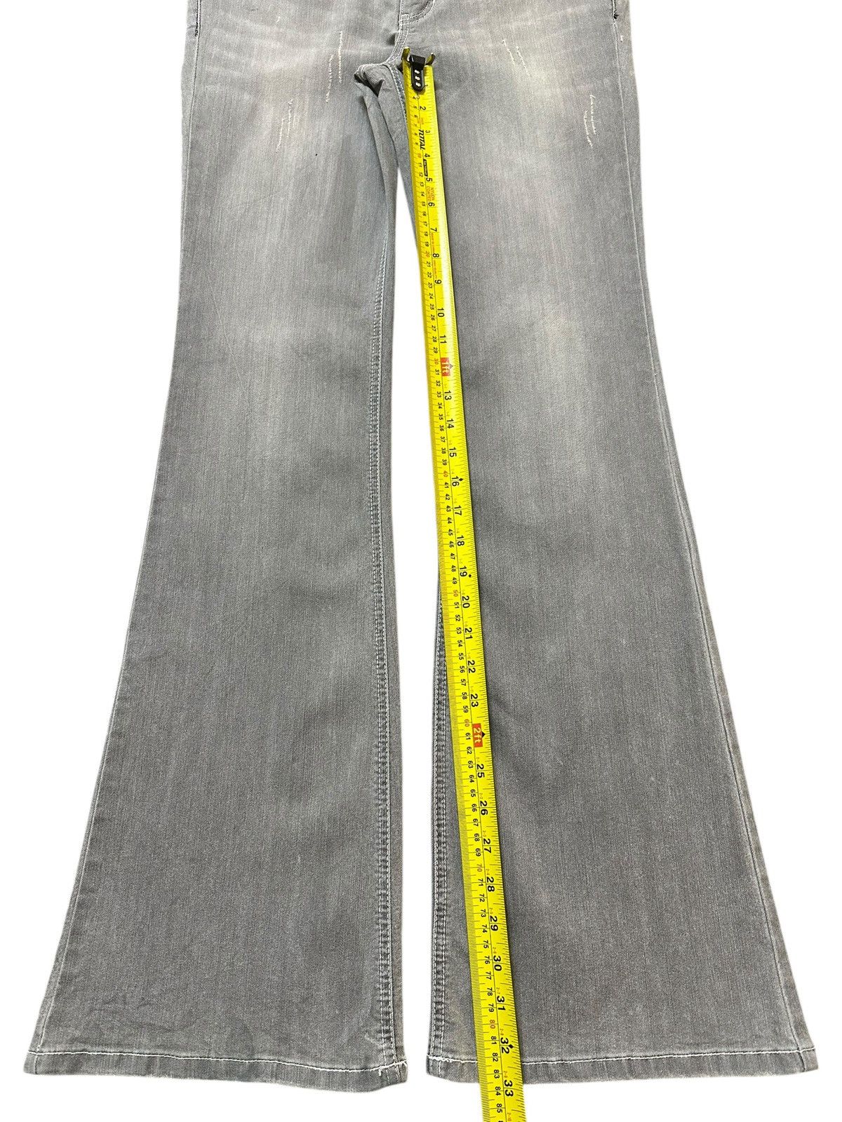 Japanese Brand Vintage Japanese Brand Light Faded Wash Style Flared Jeans Size US 30 / EU 46 - 13 Thumbnail