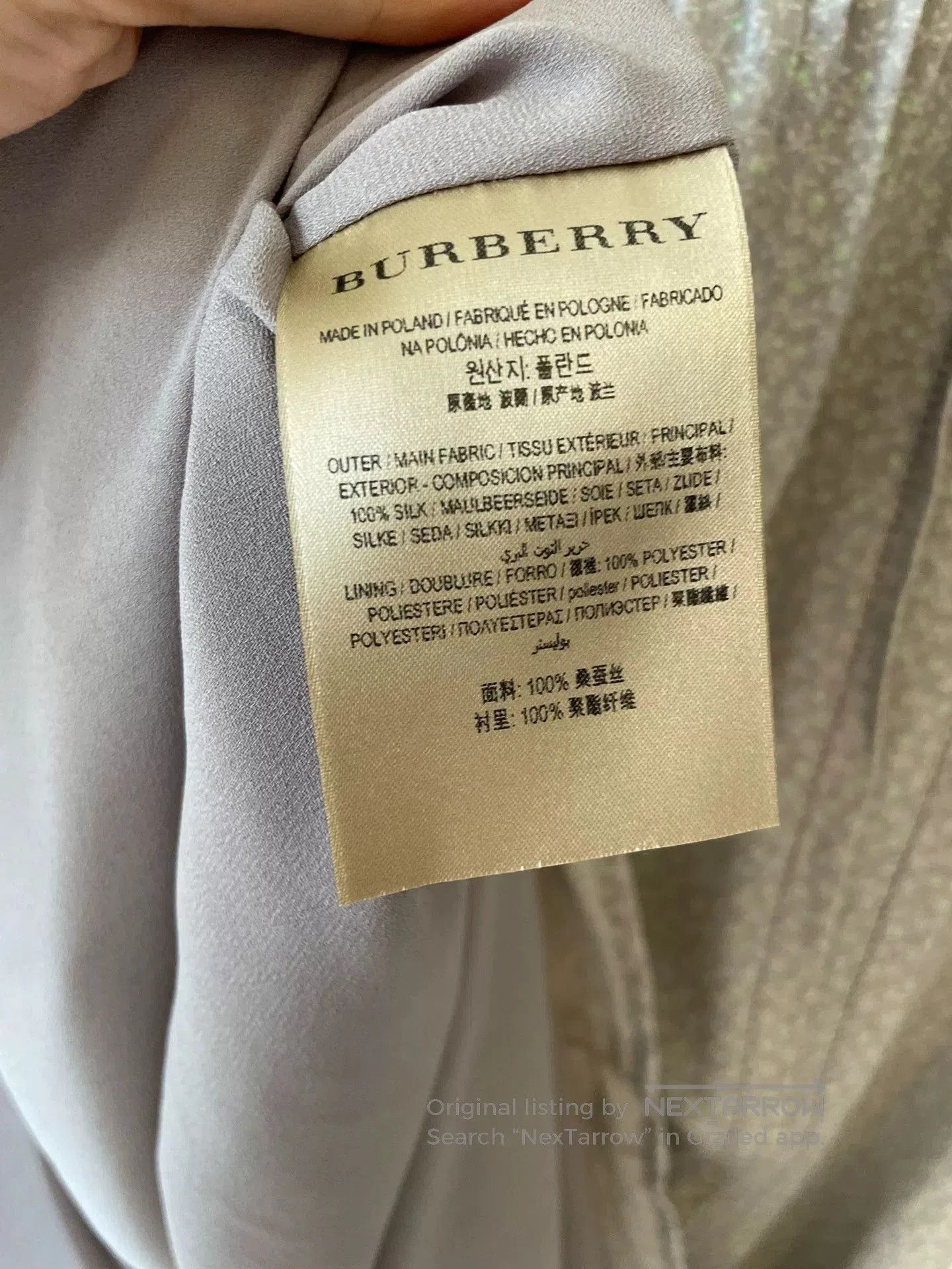 Burberry Burberry Silk Floral Pleated Dress. Size S / US 4 / IT 40 - 7 Thumbnail