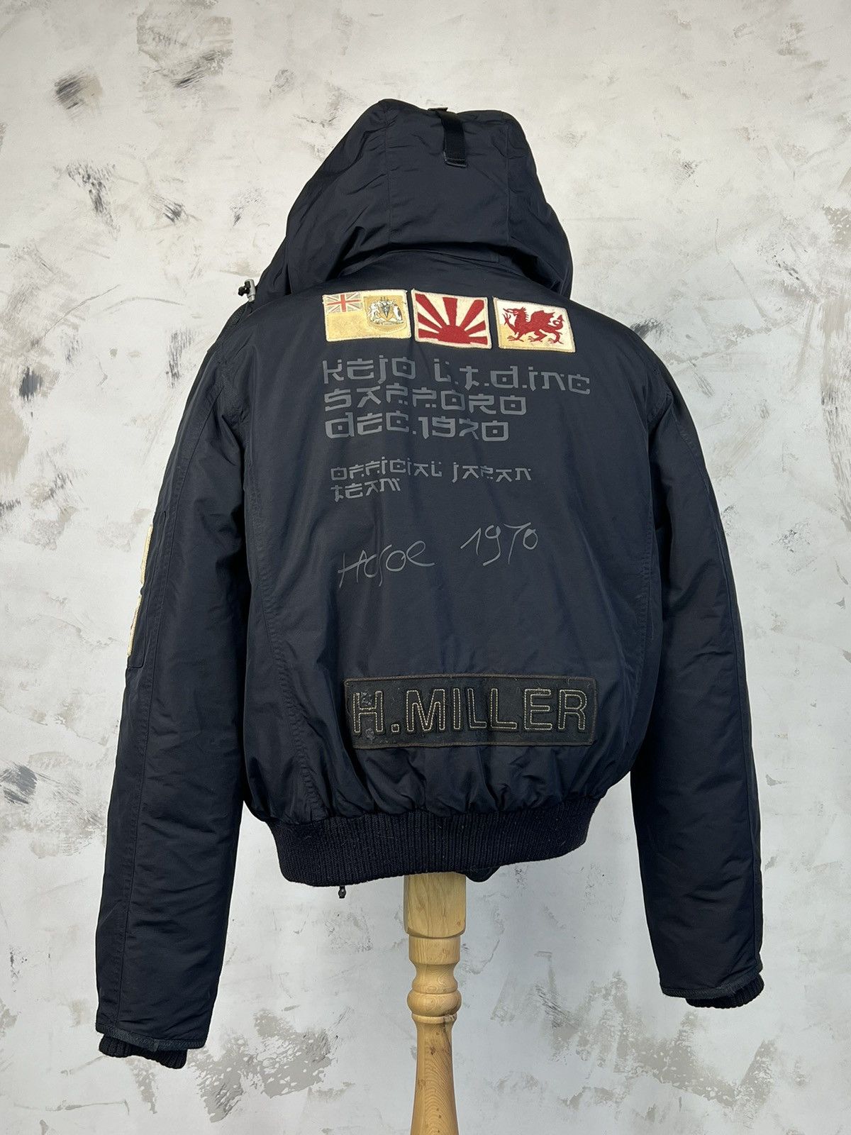 Japanese Brand Kejo Down Bomber Puffer Jacket Size M - L Size US L / EU 52-54 / 3 - 7 Thumbnail