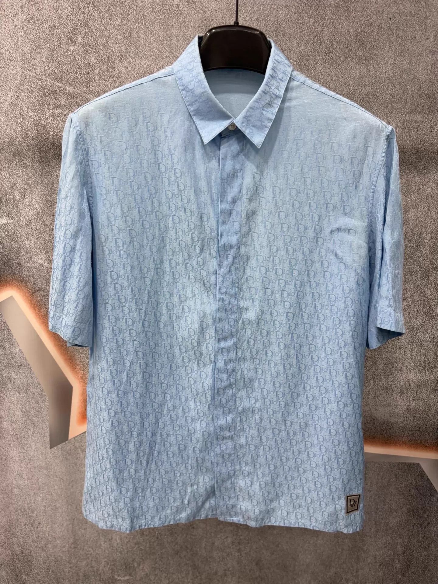 Dior Dior Silk-Cotton Short-Sleeve Shirt 38 IT Size US S / EU 44-46 / 1 - 1 Thumbnail