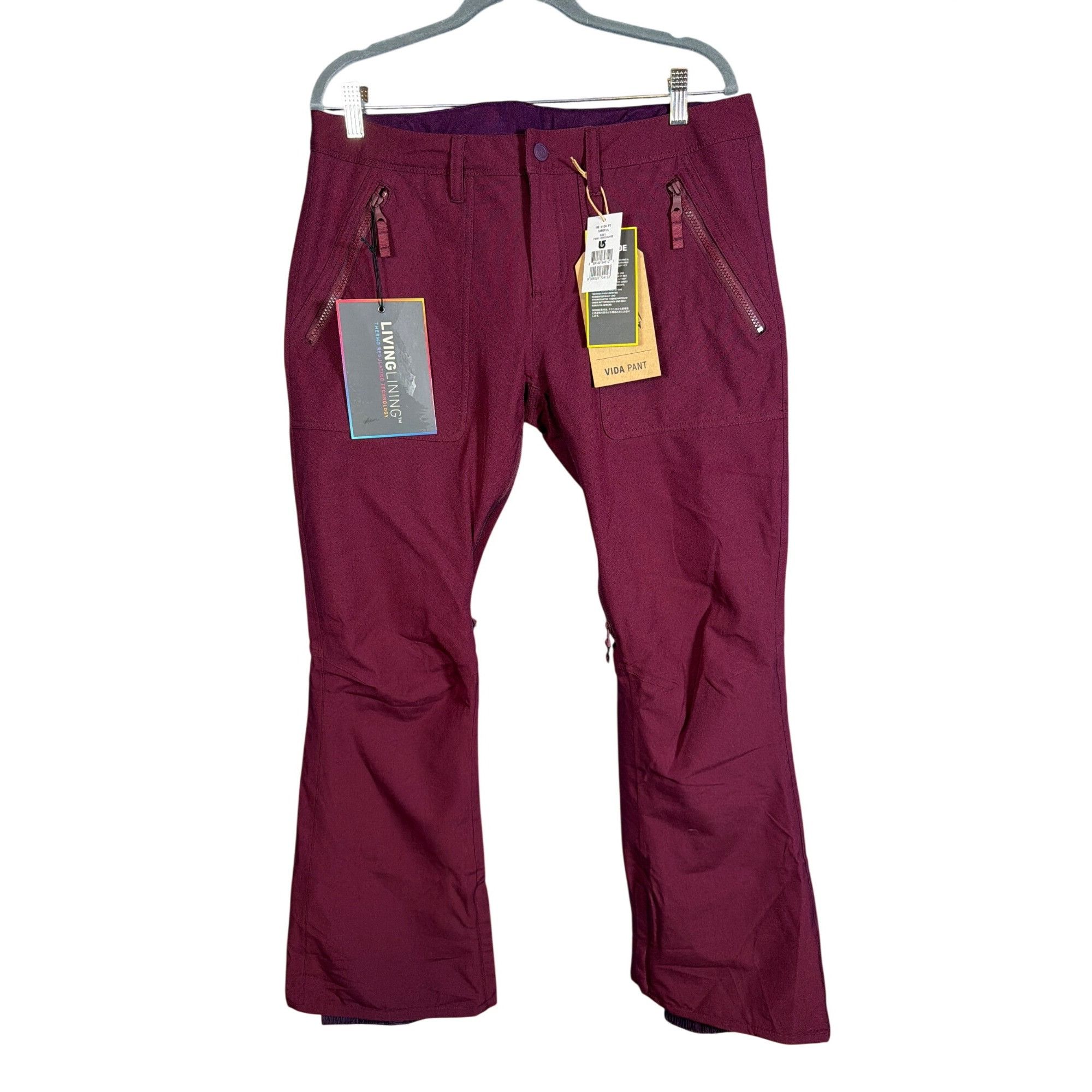 Burton NWT Burton Dry Ride Snowboard Ski Vida Pants Women's Large W Size 34" / US 12 / IT 48 - 20 Thumbnail