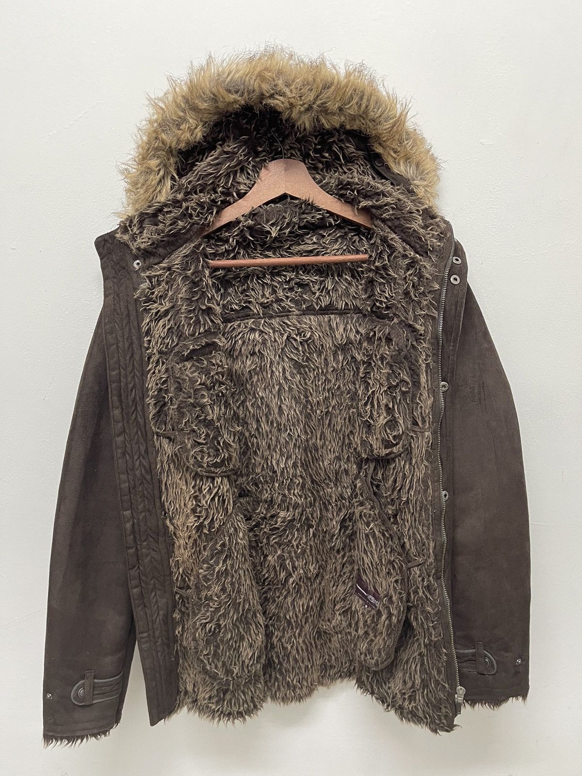 Japanese Brand VINTAGE MOLESKINS PPFM SHERPA WARM JACKET HOODIE Size US M / EU 48-50 / 2 - 2 Thumbnail