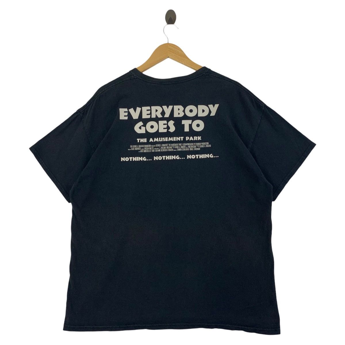 Expert Horror × Gildan Movie Horror THE AMUSEMENT PARK Merry round black tee shirt Size US XL / EU 56 / 4 - 4 Thumbnail
