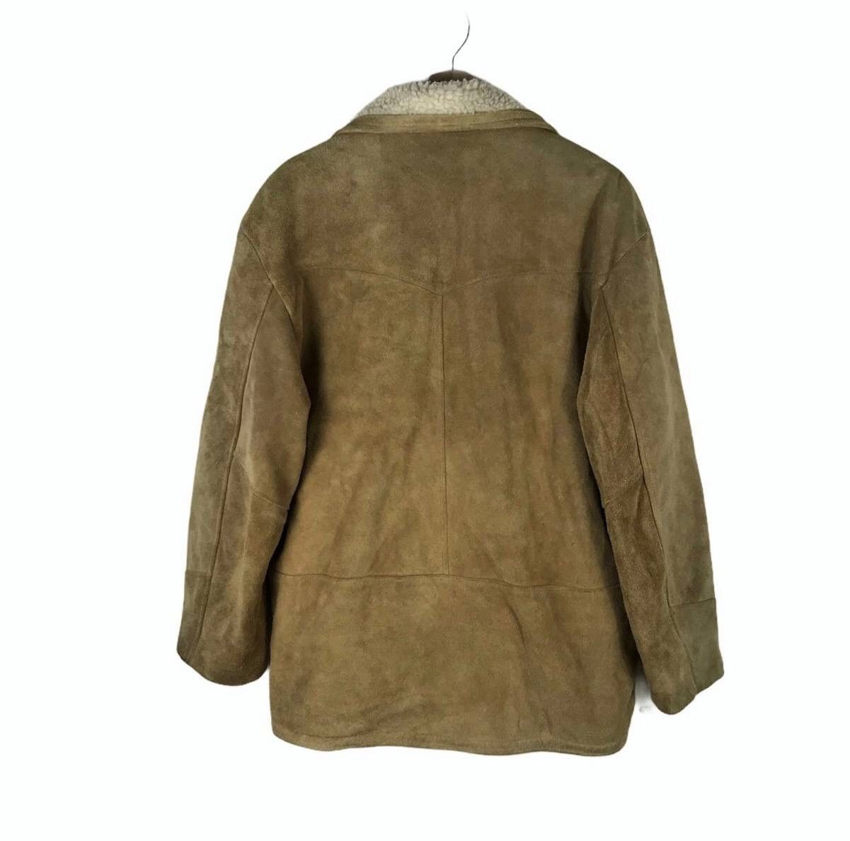 Japanese Brand VINTAGE PITCH-45S SHEARLING SHEEPSKIN LEATHER JACKET Size US L / EU 52-54 / 3 - 2 Thumbnail